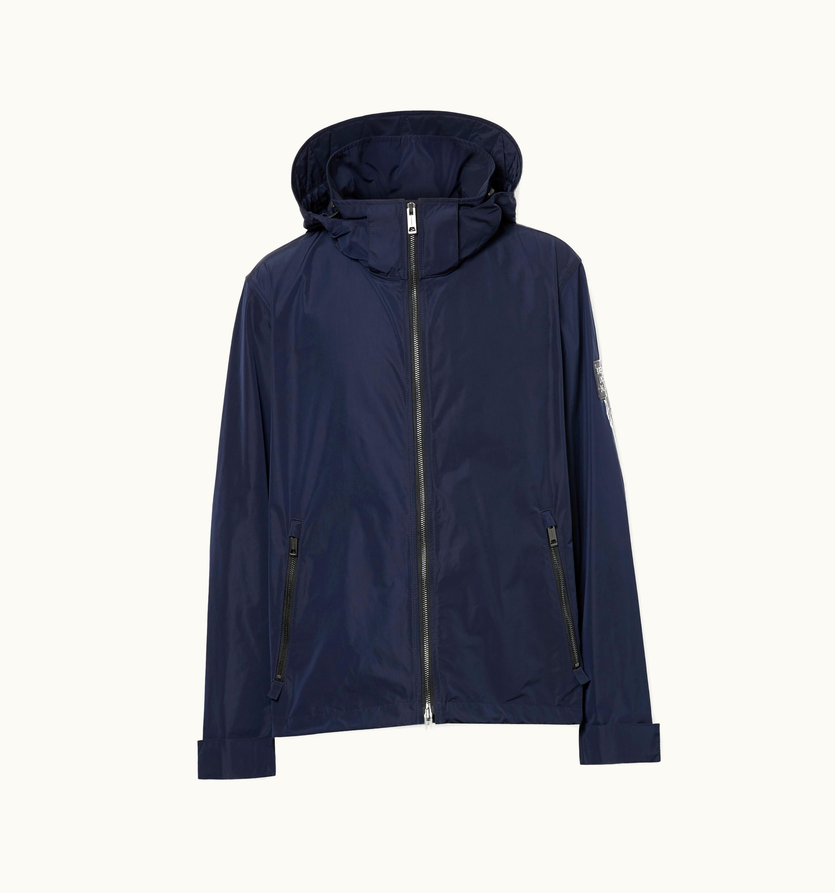 Burberry Burberry Packaway Hood Shape-Memory Taffeta Jacket In Ink - Men