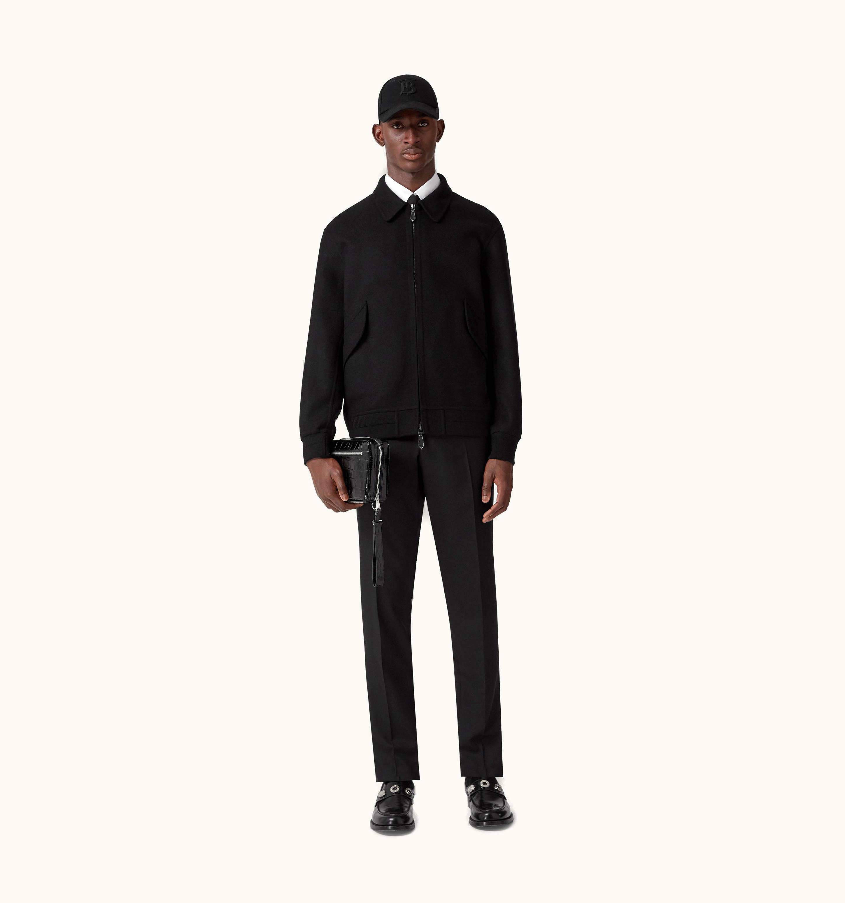 Burberry Burberry Cashmere Bomber Jacket In Black - Men