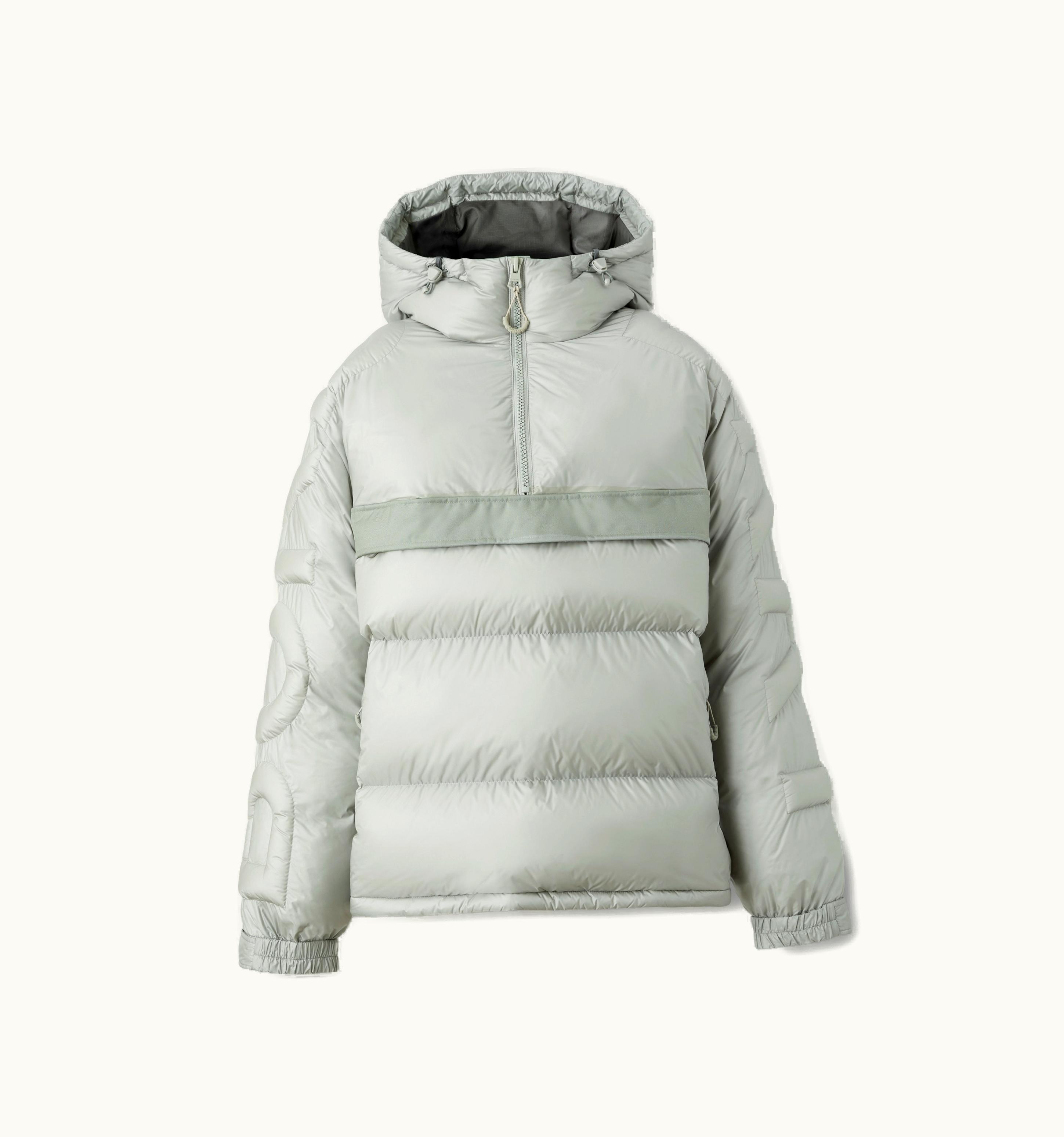 Burberry Burberry Logo Quilted Nylon Puffer Jacket In Light Pewter Grey - Men