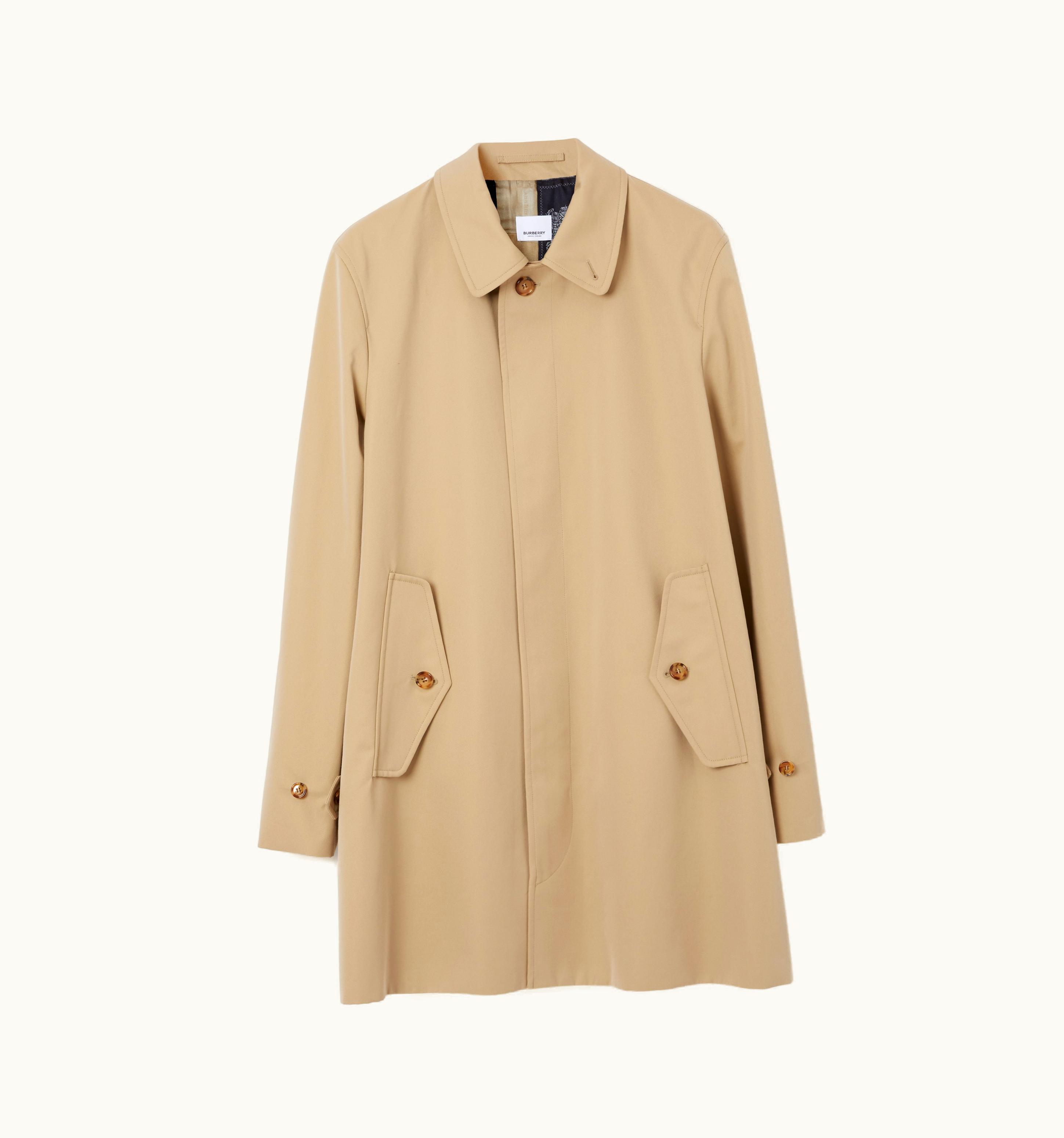 Burberry Burberry Archive-Lined Cotton Gabardine Car Coat In Honey - Men UZ0141023
