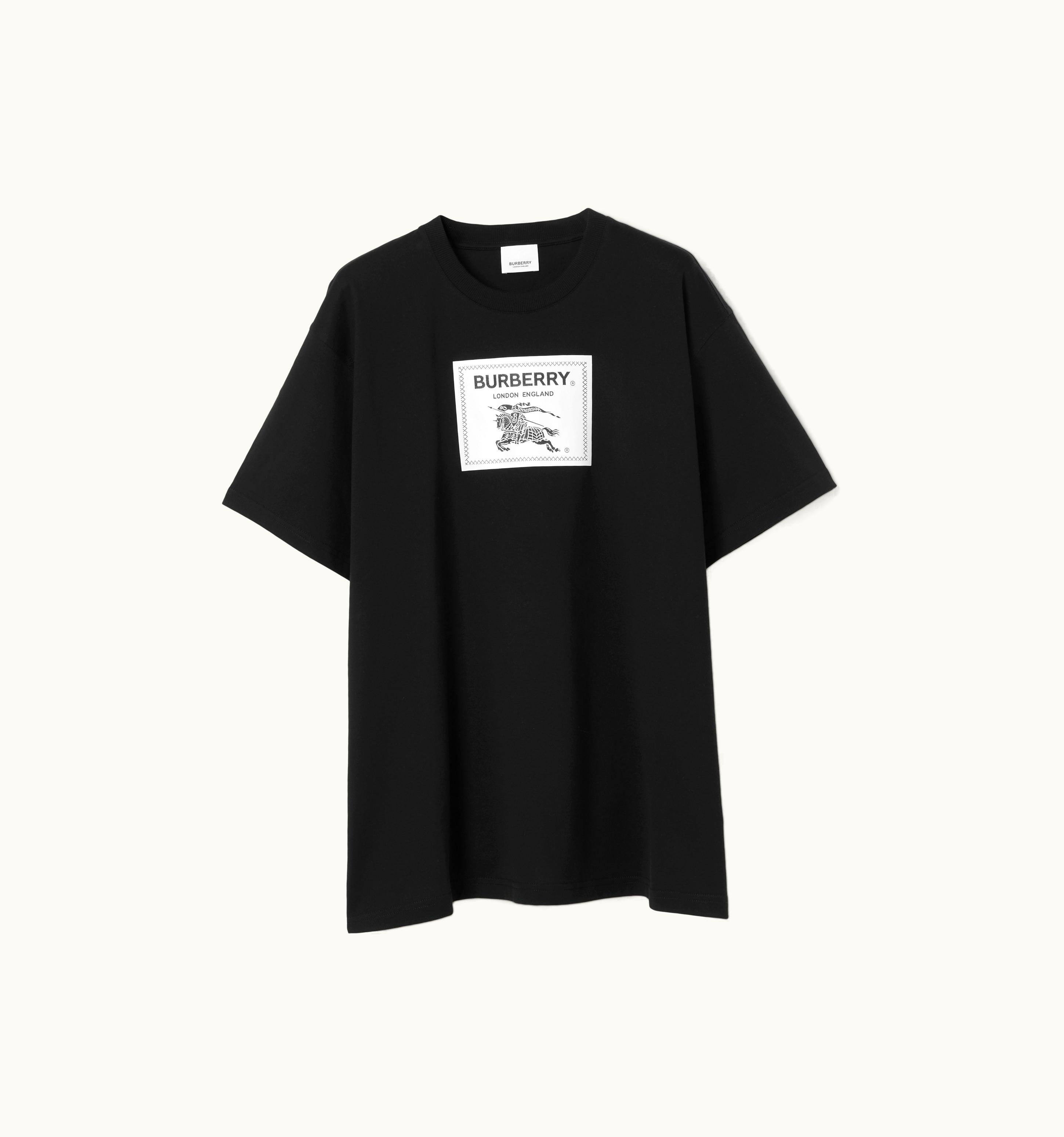 Burberry Burberry Prorsum Label Cotton T-Shirt In Black - Men