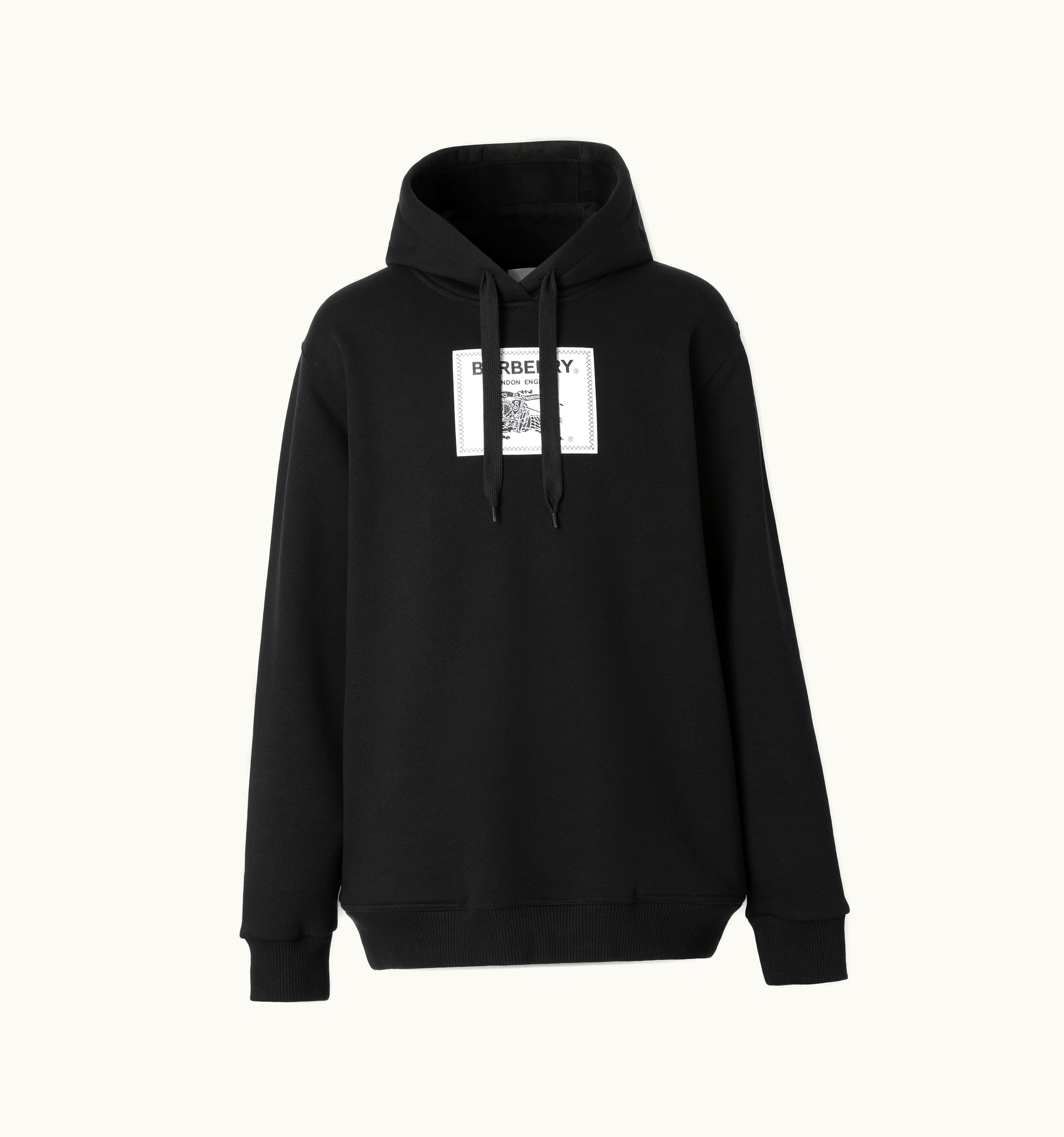 Burberry Burberry Prorsum Label Cotton Hoodie In Black - Men