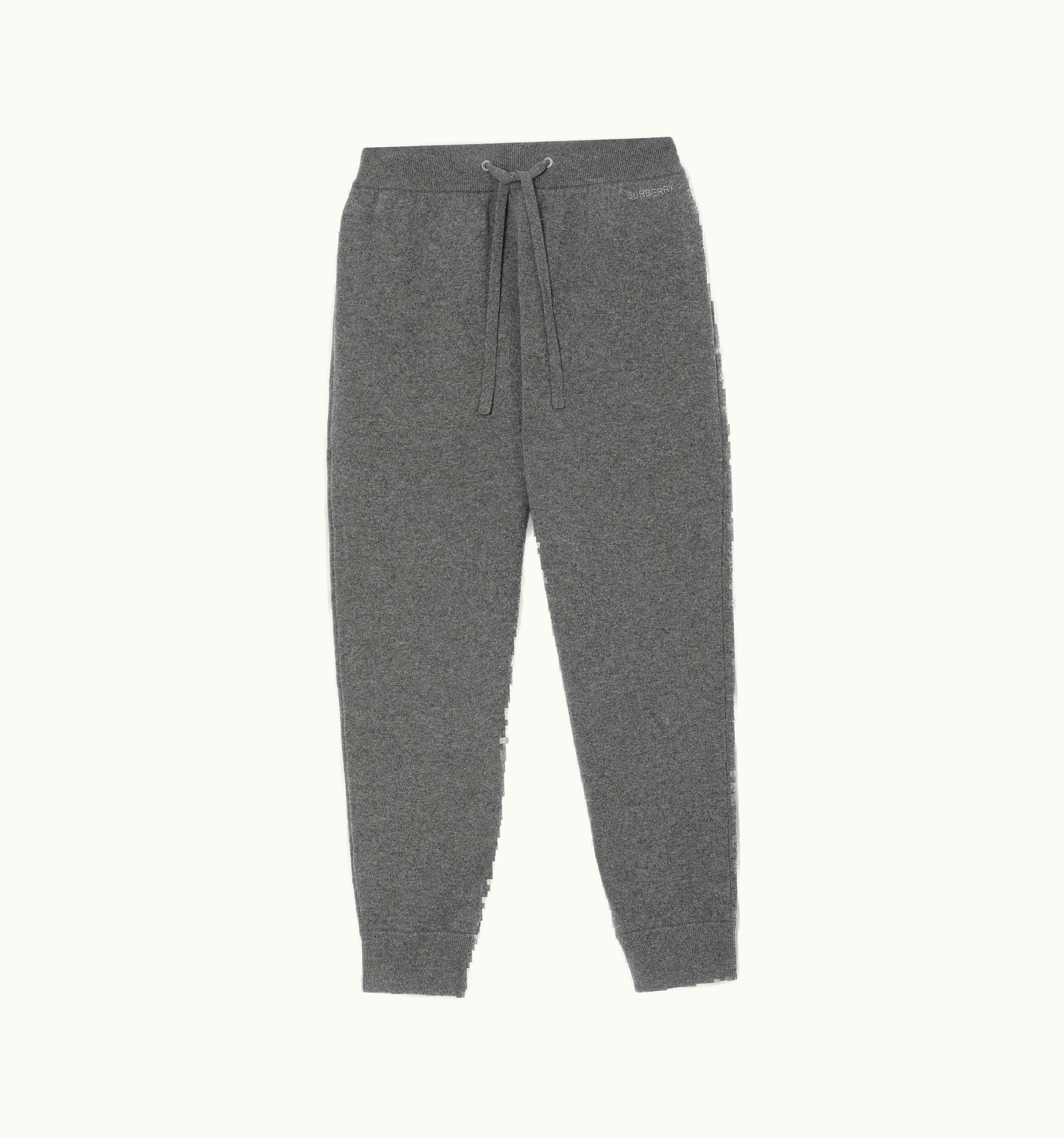 Burberry Burberry Cashmere Blend Jogging Pants In Flint Melange - Men