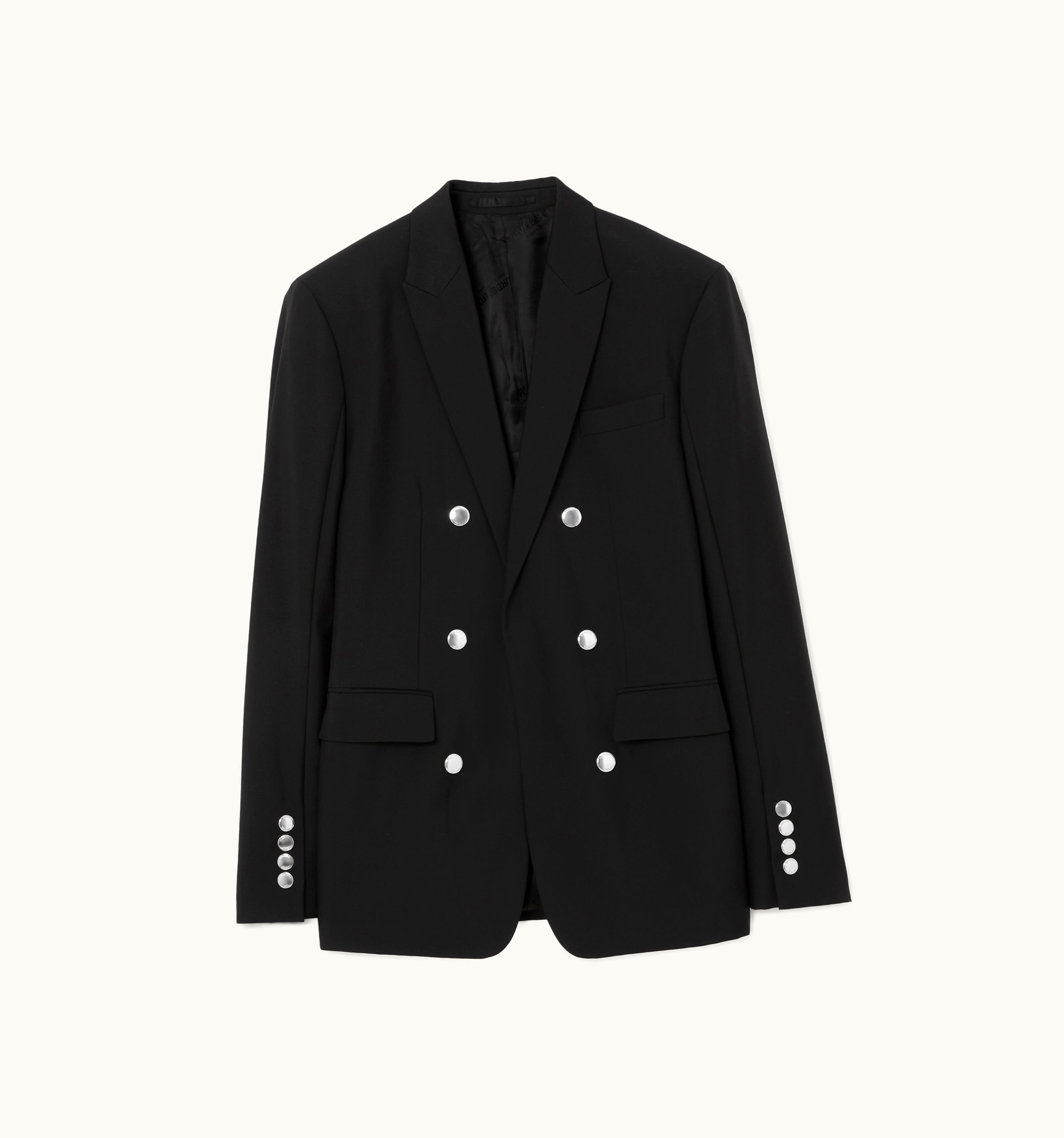 Burberry Burberry Italian Style Wool Tailored Jacket - Men Black