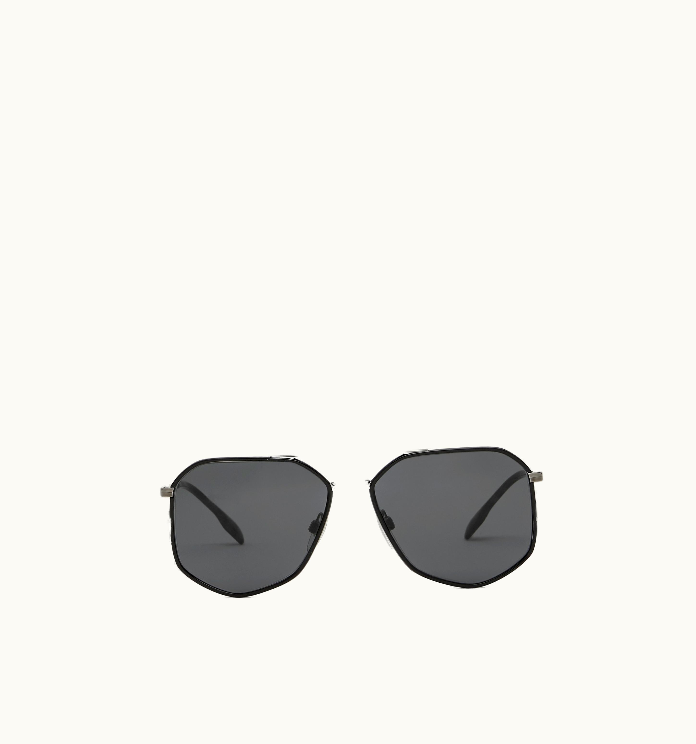 Burberry Burberry Geometric Frame Sunglasses In Black - Men UZ0141394
