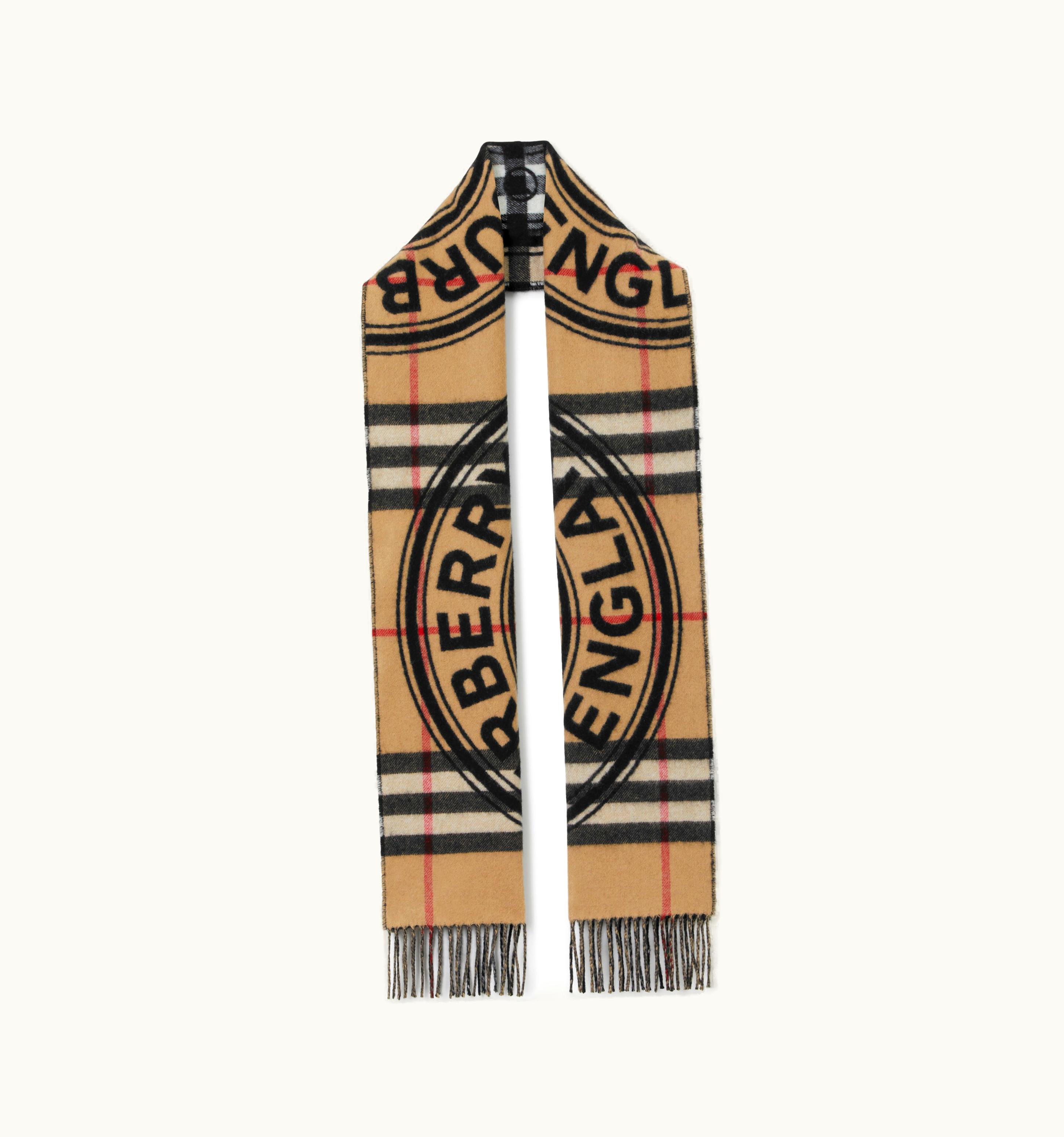 Burberry Burberry Montage Print Cashmere Scarf In Archive Beige UZ0141517