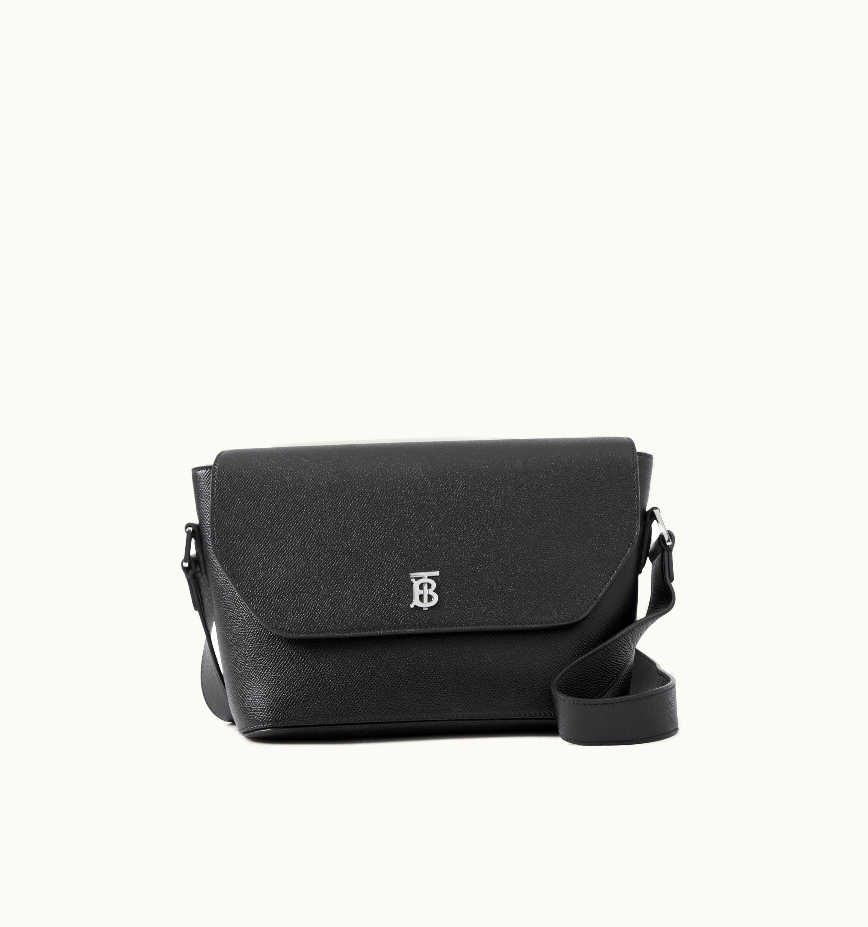 Burberry Small Wright Messenger Bag In Black - Men