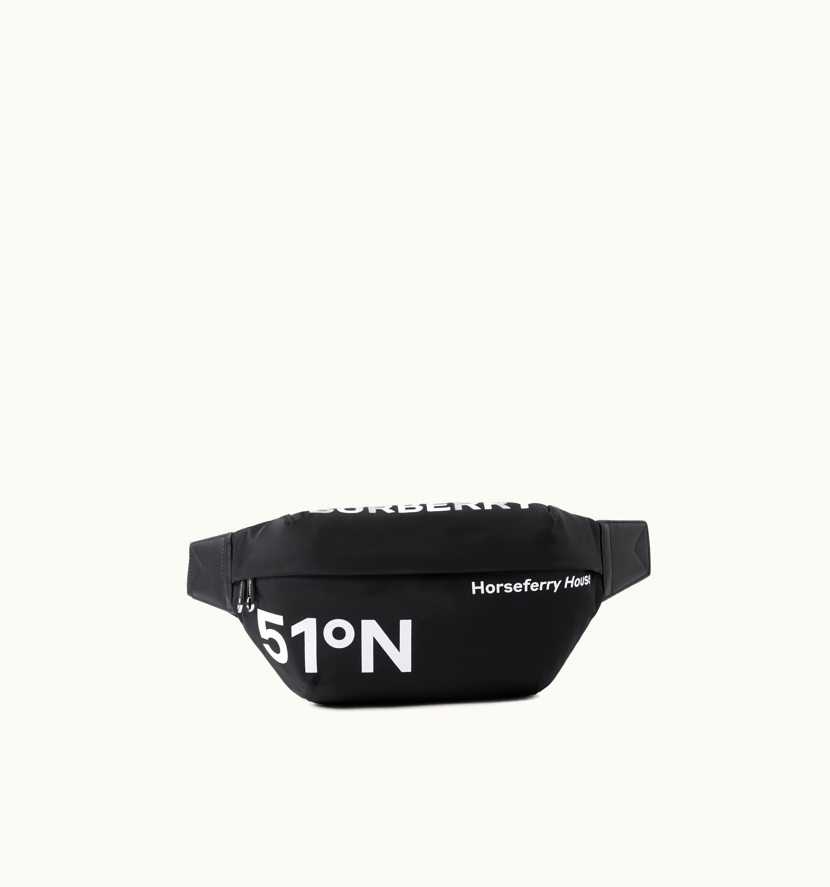 Burberry Sonny Bum Bag In Black/White - Men