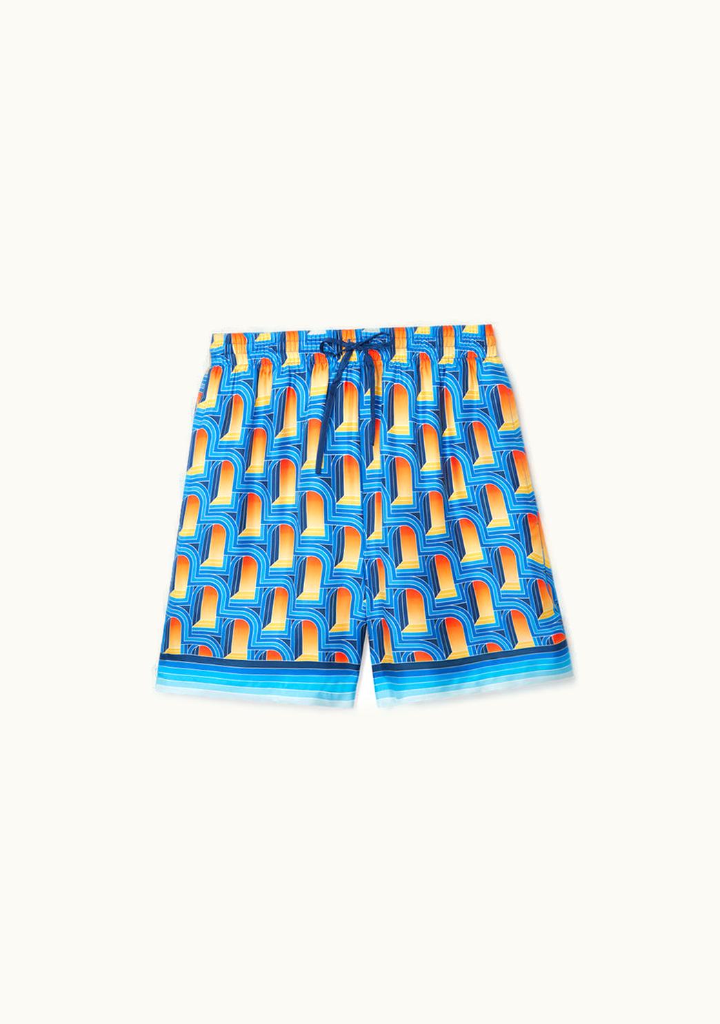 Casablanca Casablanca L'Arche De Nuit Silk Shorts