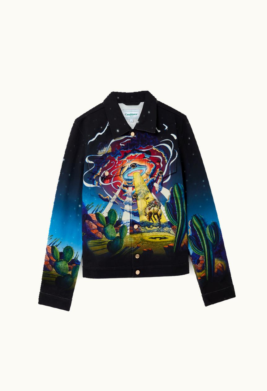 Casablanca Casablanca Cowboy De L'Espace Classic Denim Jacket