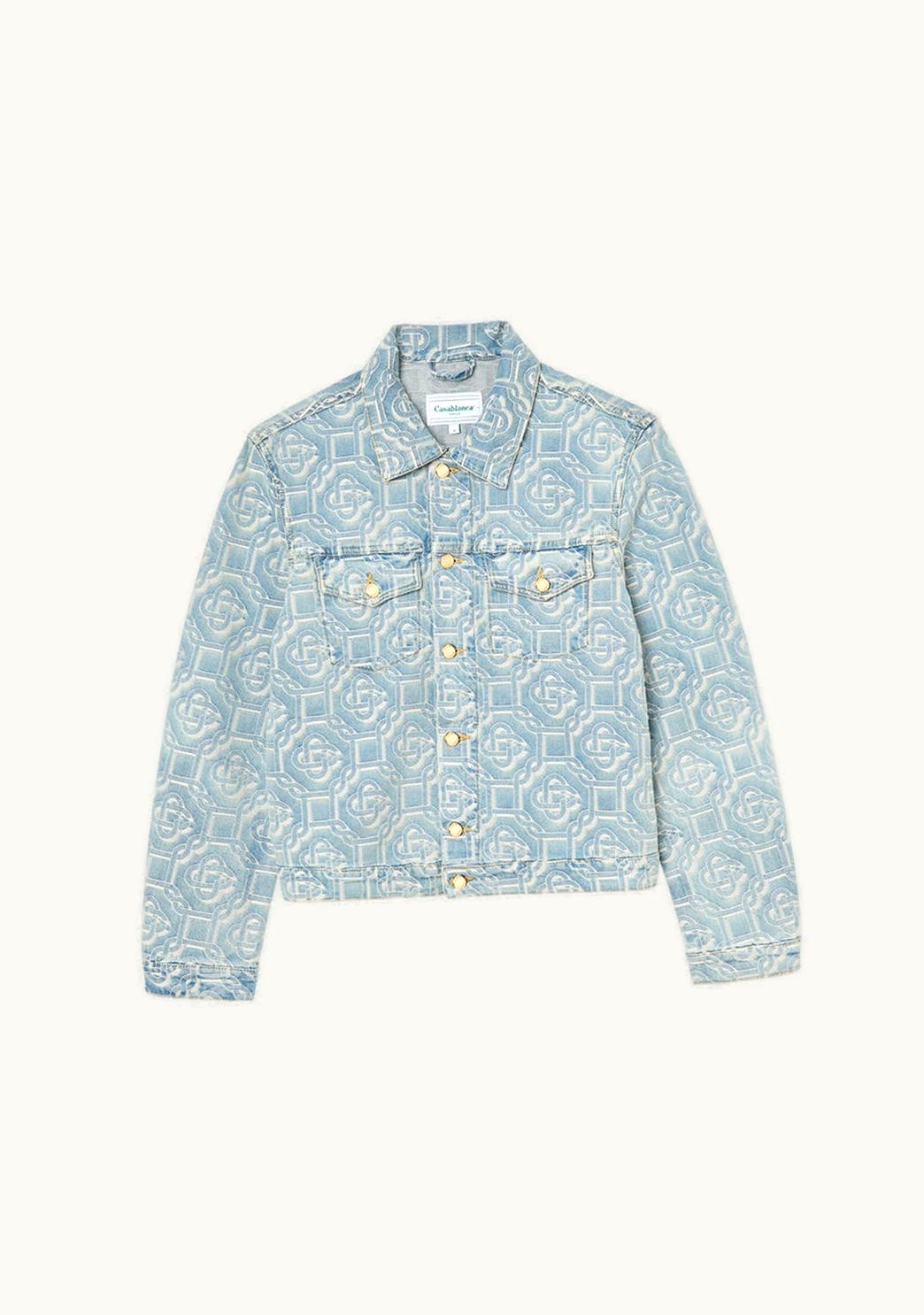 Casablanca Casablanca Monogram Vintage Wash Denim Jacket