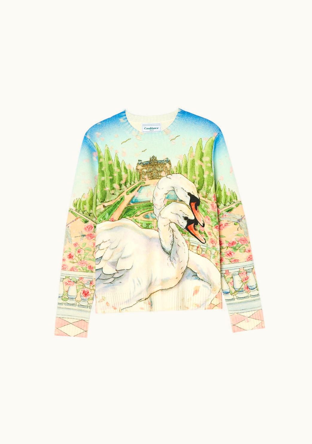 Casablanca Casablanca L'Amour En Fleur Merino Wool Jumper