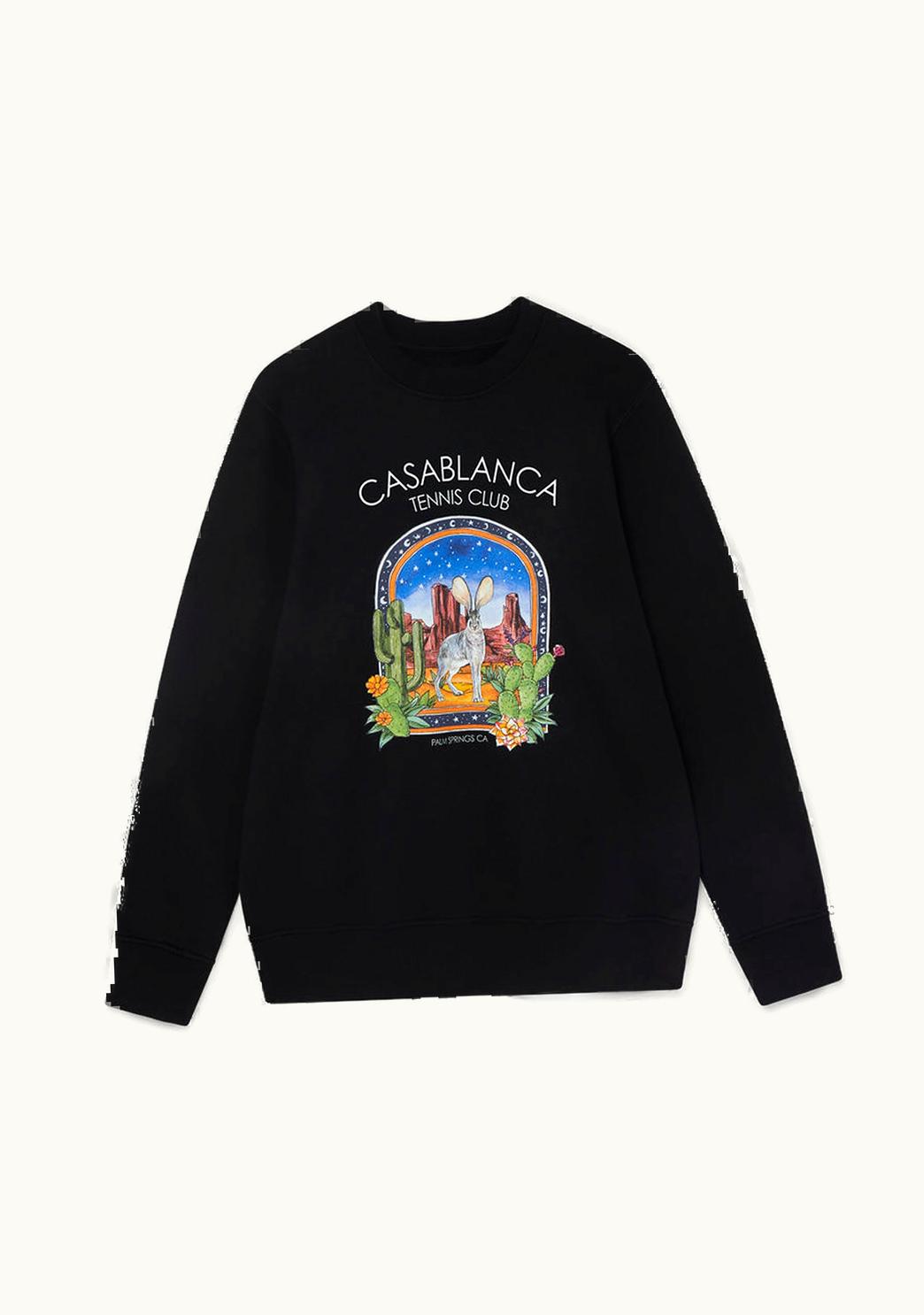 Casablanca Casablanca Black L'Arche Du Desert Nuit Sweatshirt