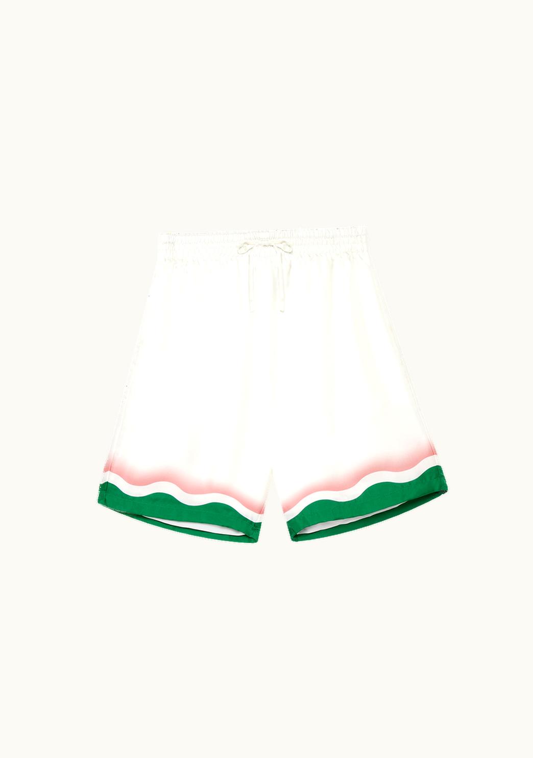 Casablanca Casablanca Le Jeu De Ping Pong Silk Shorts UZ0142071