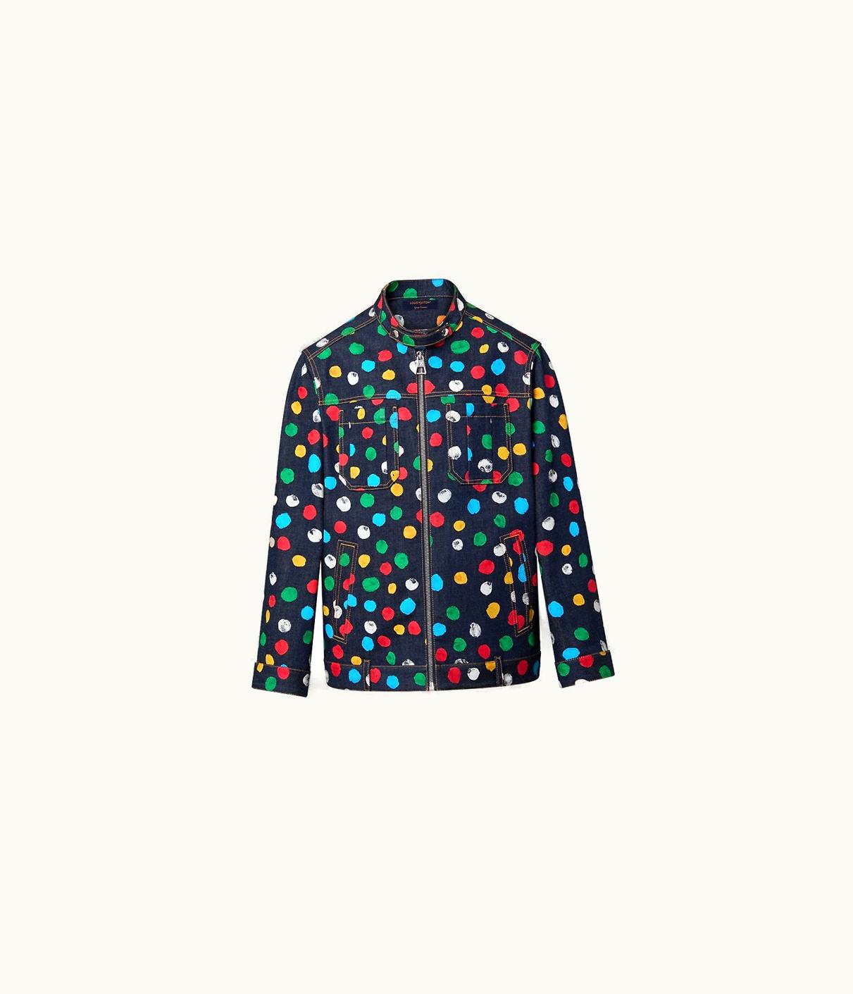 Louis Vuitton Louis Vuitton LV X YK Painted Dots Denim Jacket