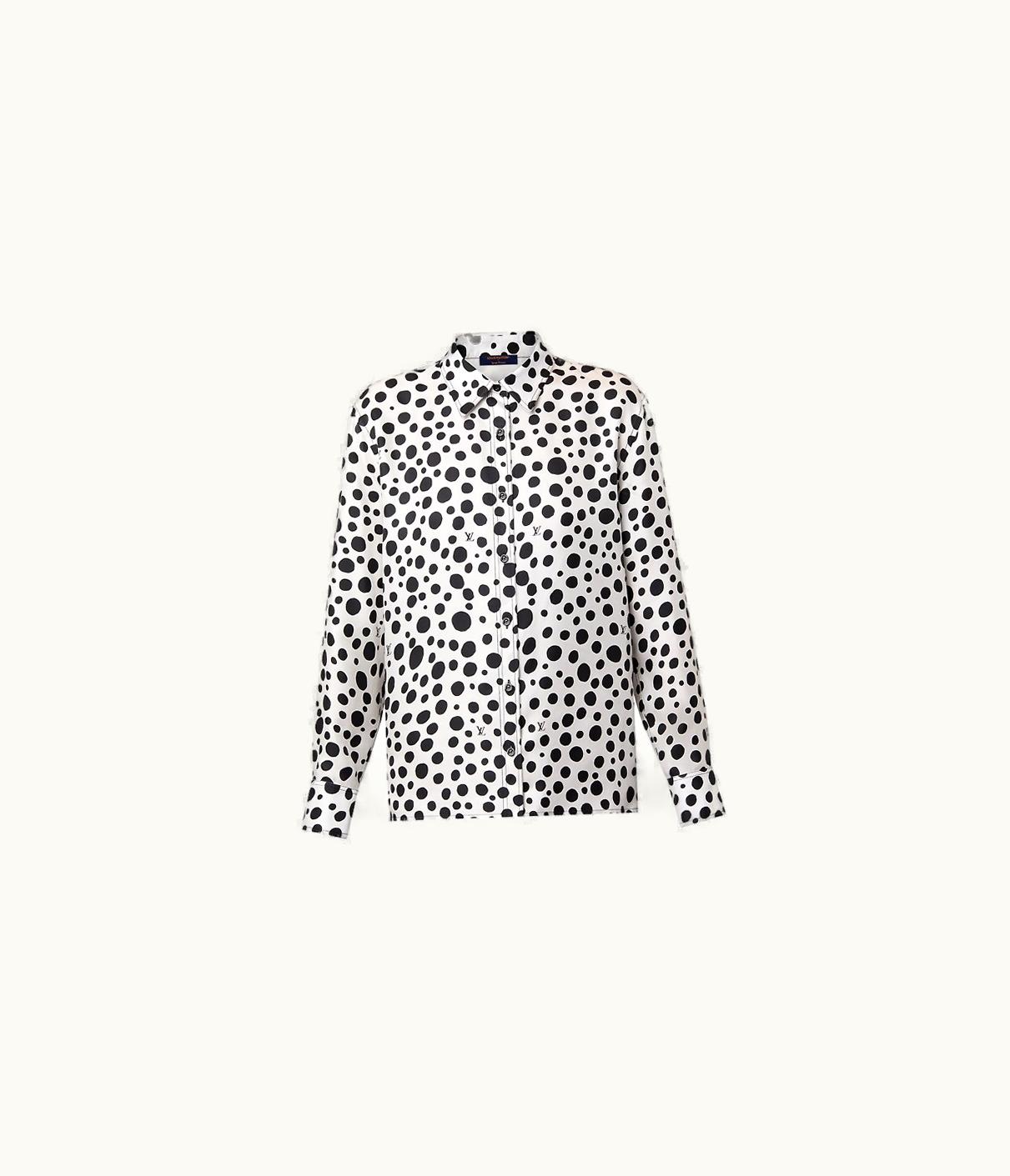 Louis Vuitton Louis Vuitton LV X YK Infinity Dots Silk Shirt