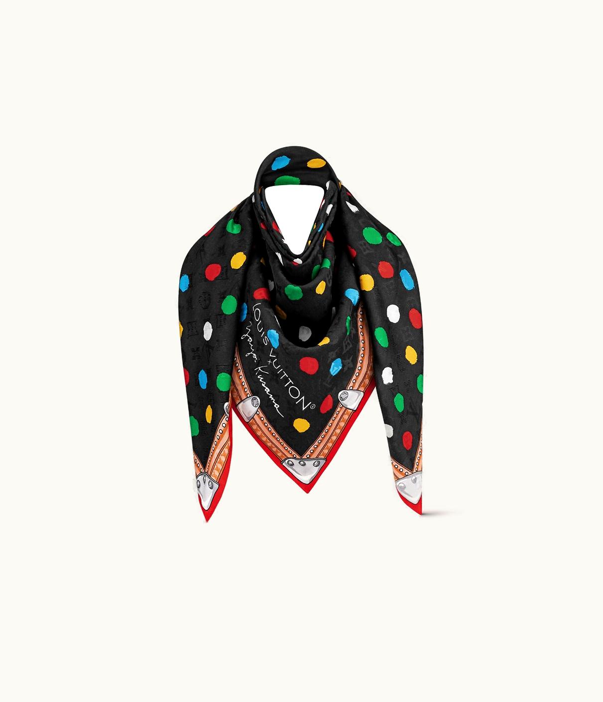 Louis Vuitton Louis Vuitton LV X YK Painted Dots Monogram Shawl