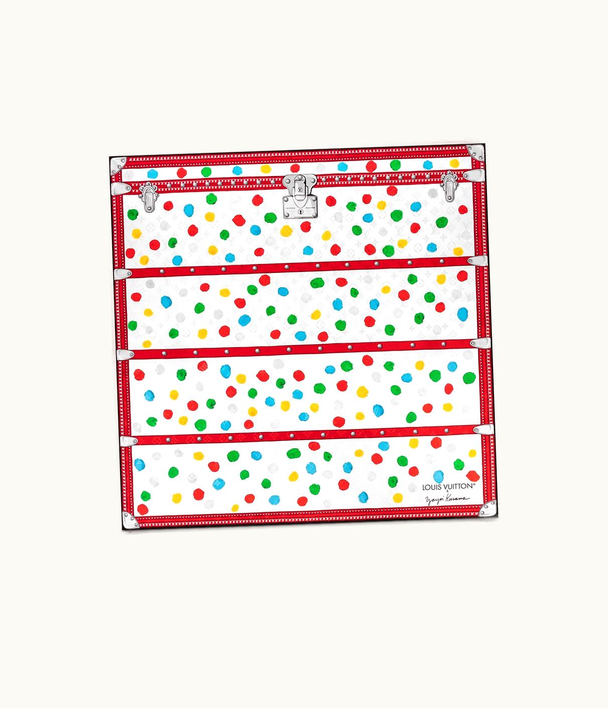 Louis Vuitton Louis Vuitton LV X YK Painted Dots Monogram Square 90 UZ0144342