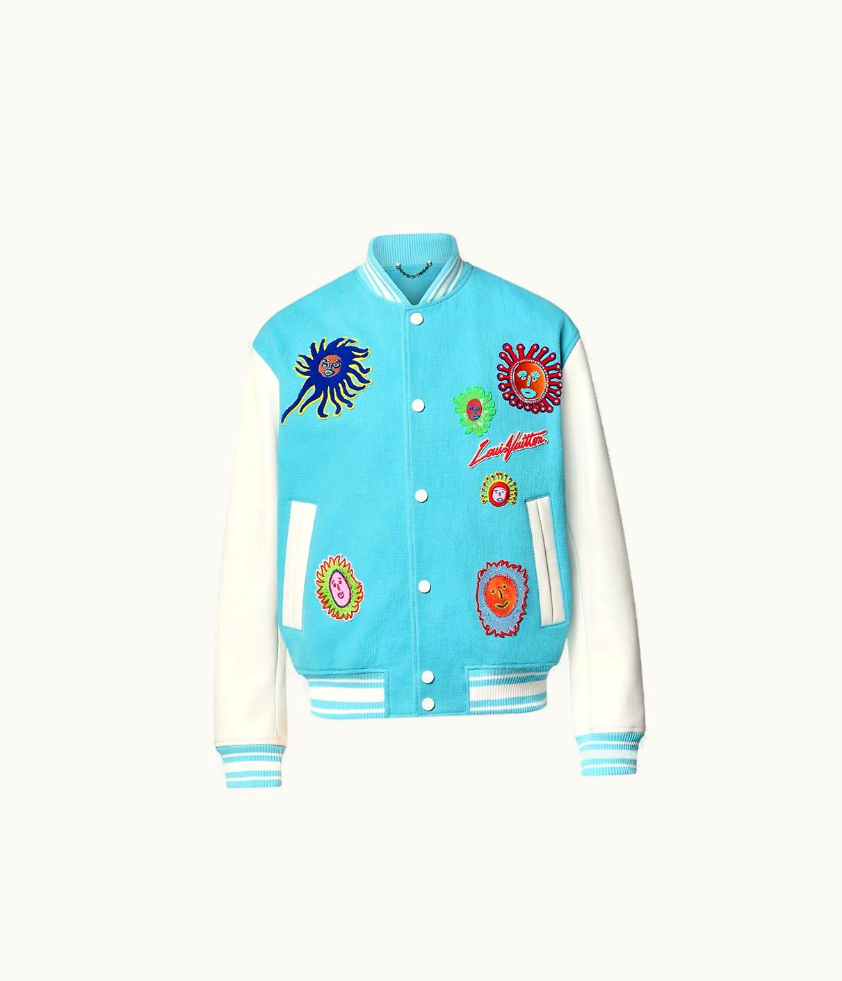 Louis Vuitton Louis Vuitton LV X YK Embroidered Faces Varsity Blouson