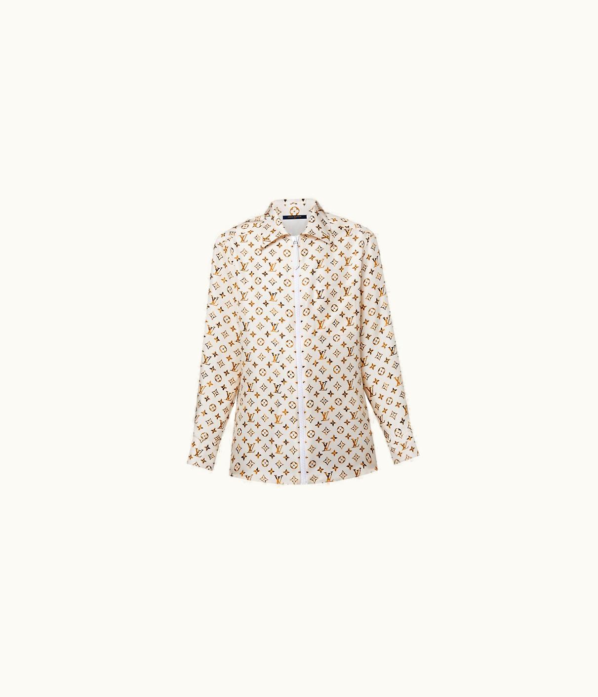 Louis Vuitton Louis Vuitton Python Monogram Oversized Zip Shirt