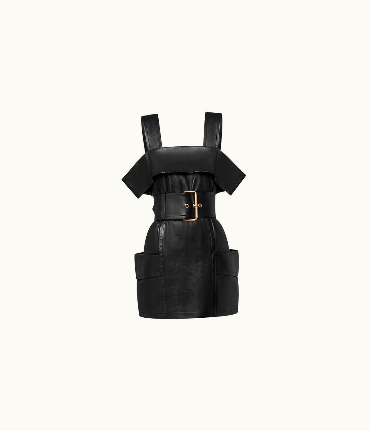 Louis Vuitton Louis Vuitton Oversized Belt Calfskin Utility Dress