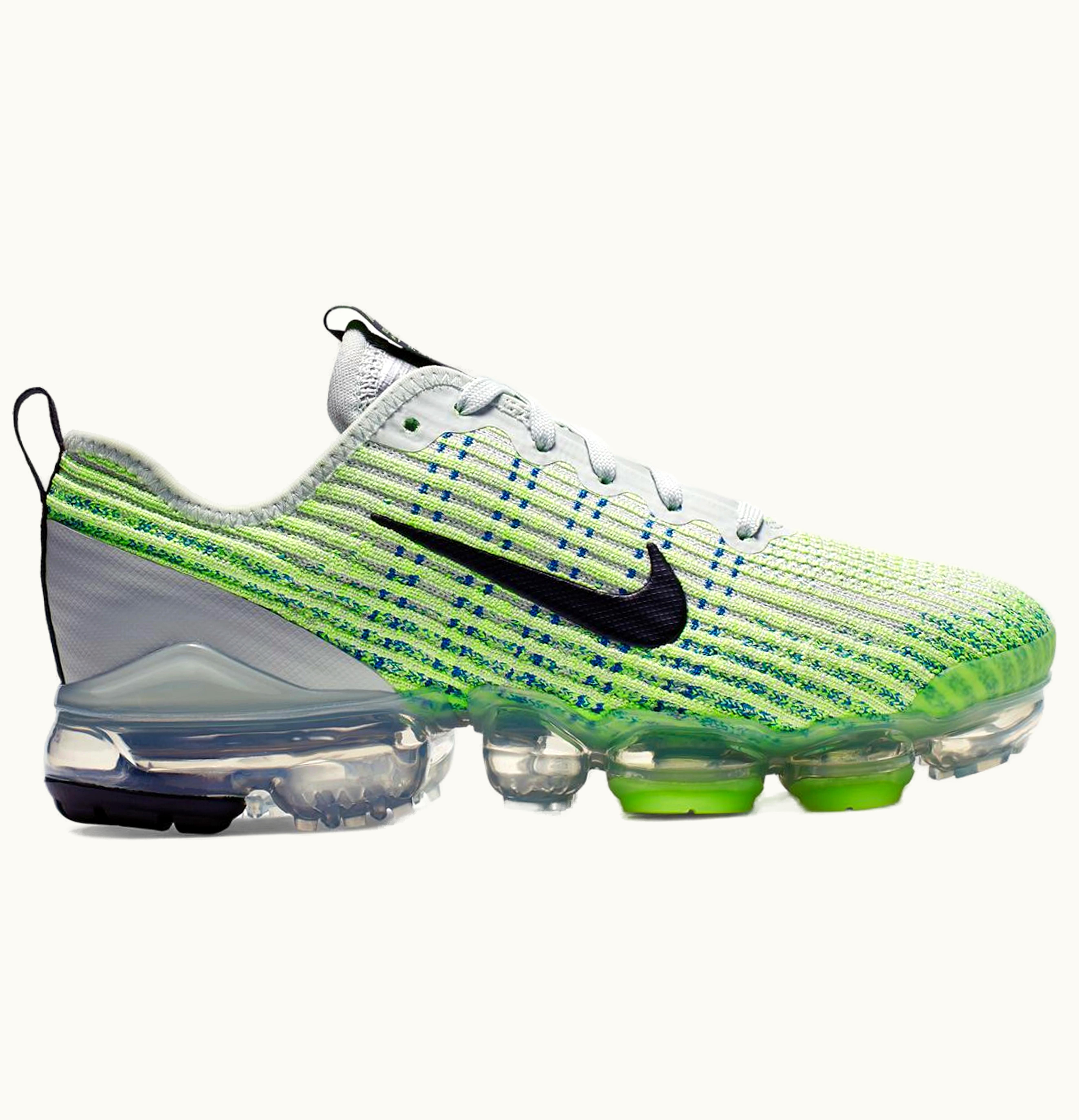 Nike Nike Air VaporMax Flyknit 3 Light Silver Volt Glow GS