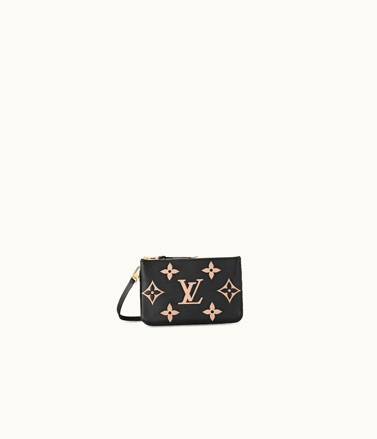 Louis Vuitton Louis Vuitton Pochette Double Zip On Strap