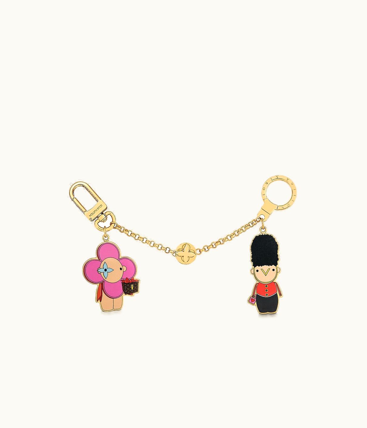 Louis Vuitton BFF Gaston And VIvienne Bag Charm And Key Holder