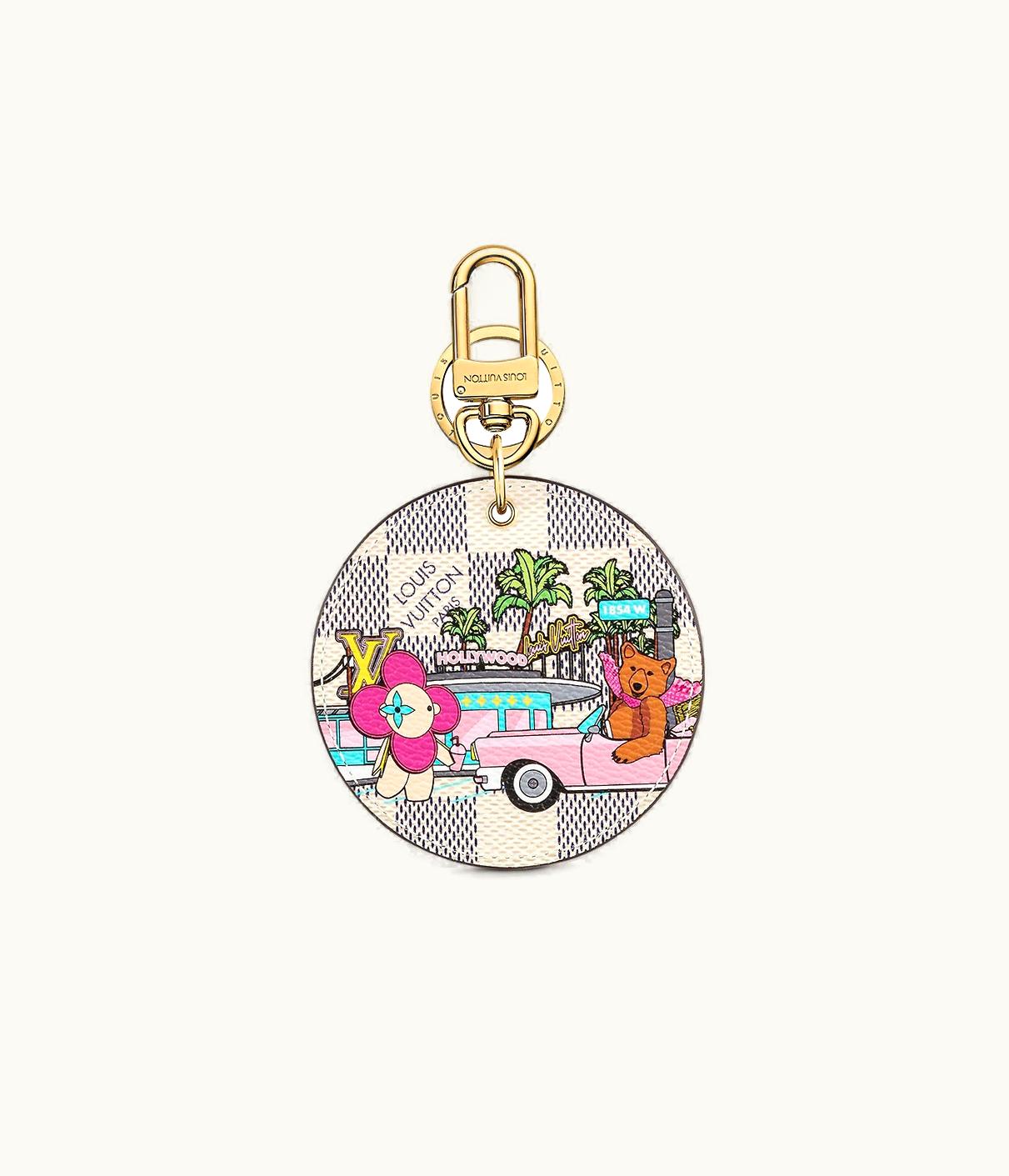 Louis Vuitton Illustre Hollywood Drive Xmas Bag Charm And Key Holder