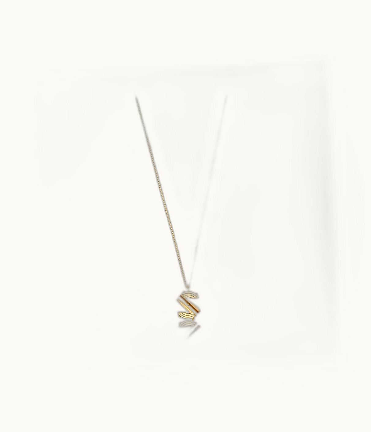 Louis Vuitton Louis Vuitton LV & Me Necklace, Letter S