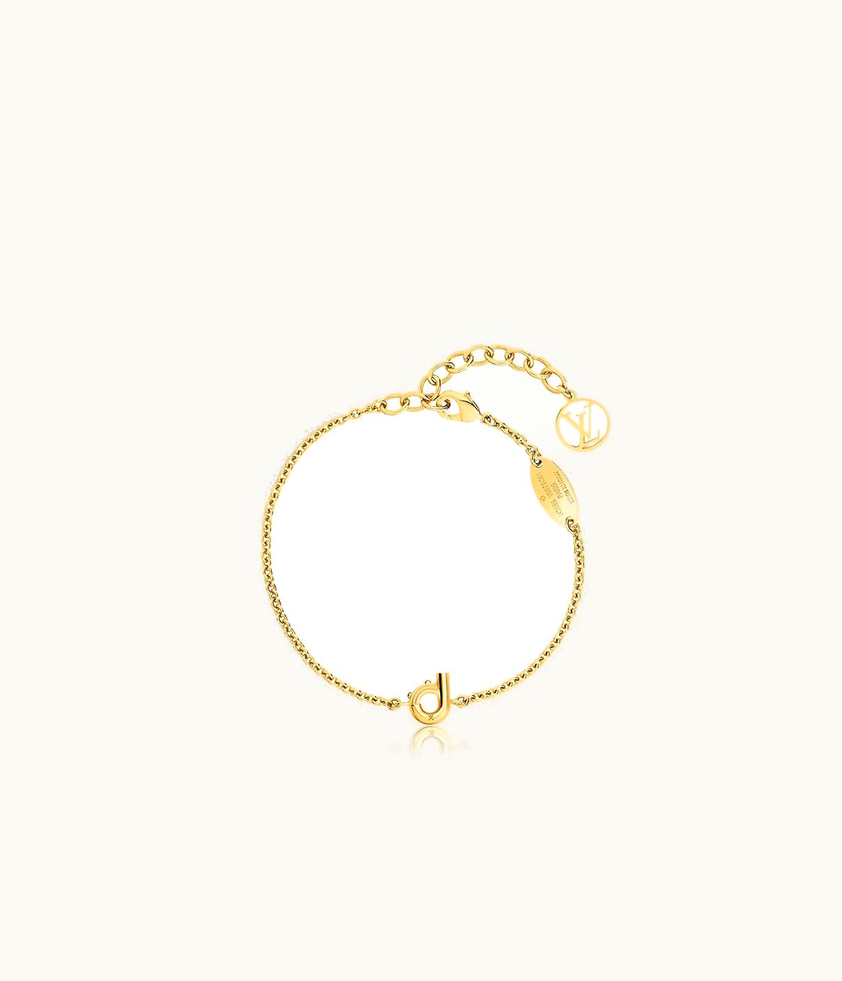 Louis Vuitton Louis Vuitton LV & Me Bracelet, Letter D