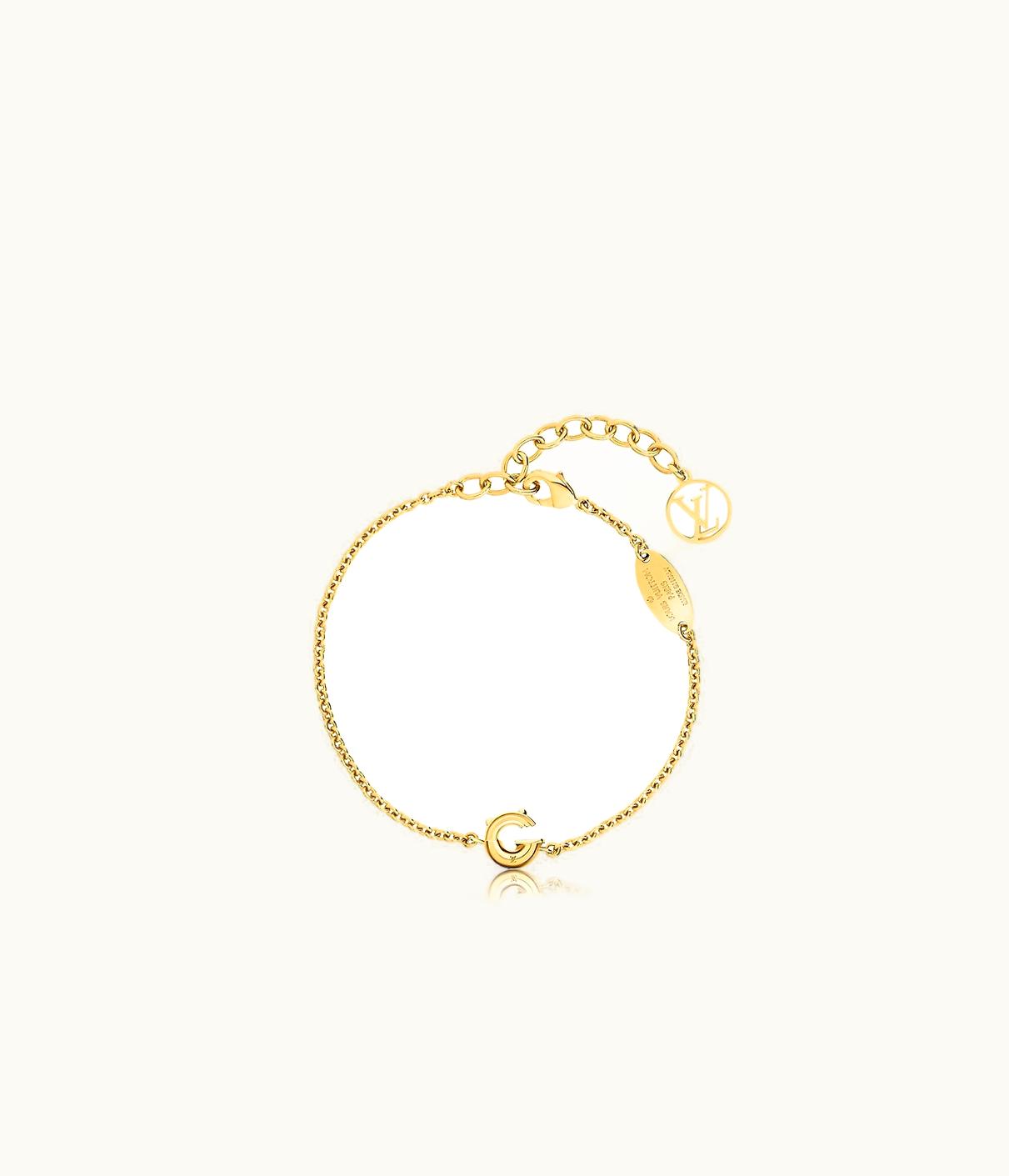 Louis Vuitton Louis Vuitton LV & Me Bracelet, Letter G