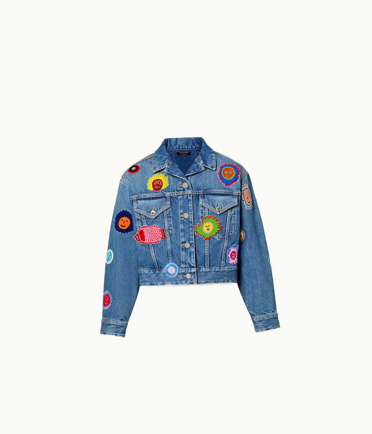 Louis Vuitton Louis Vuitton LV X YK Faces Patches Denim Jacket UZ0146900