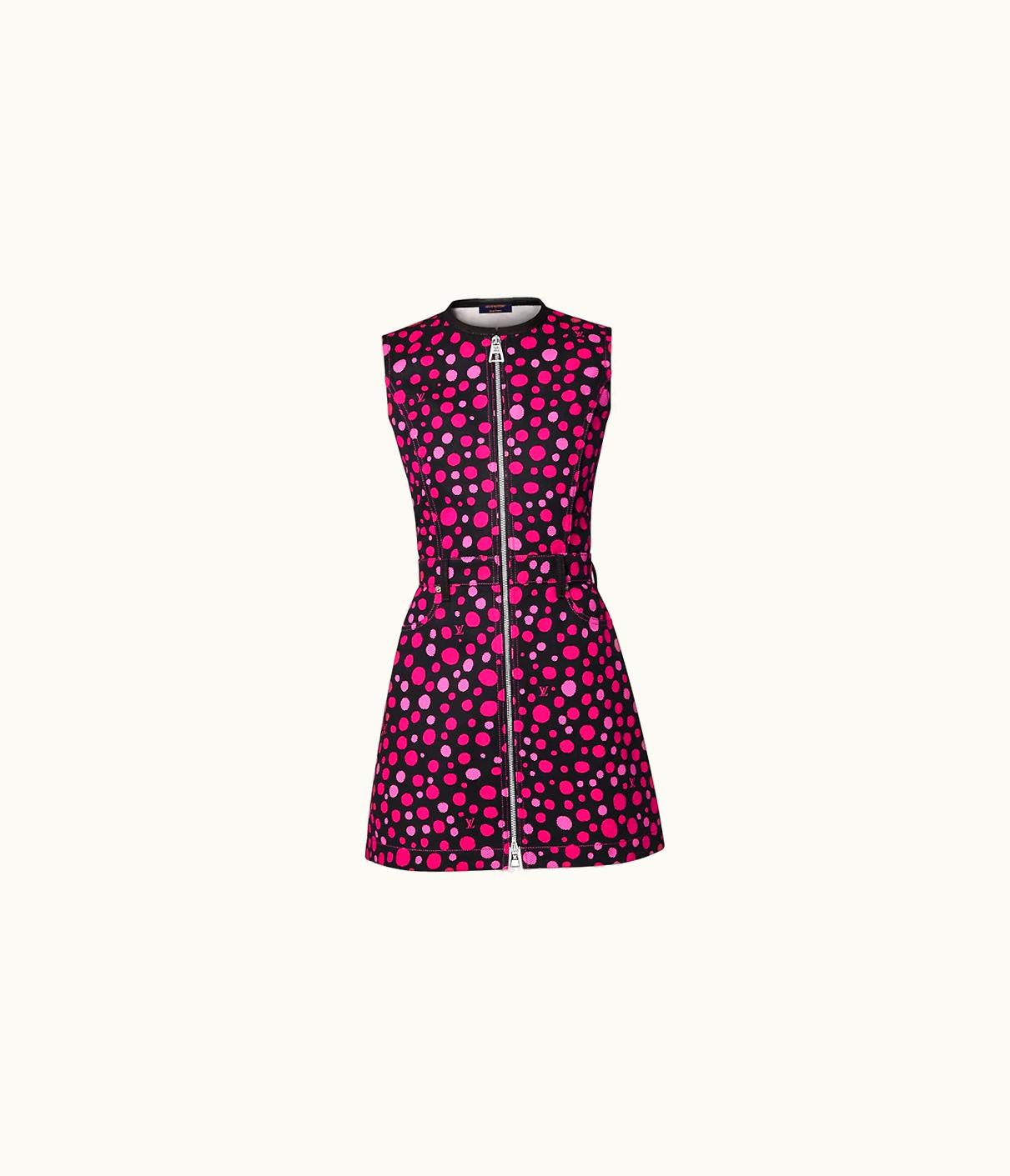 Louis Vuitton Louis Vuitton LV X YK Infinity Dots Zip-Up Dress UZ0146905