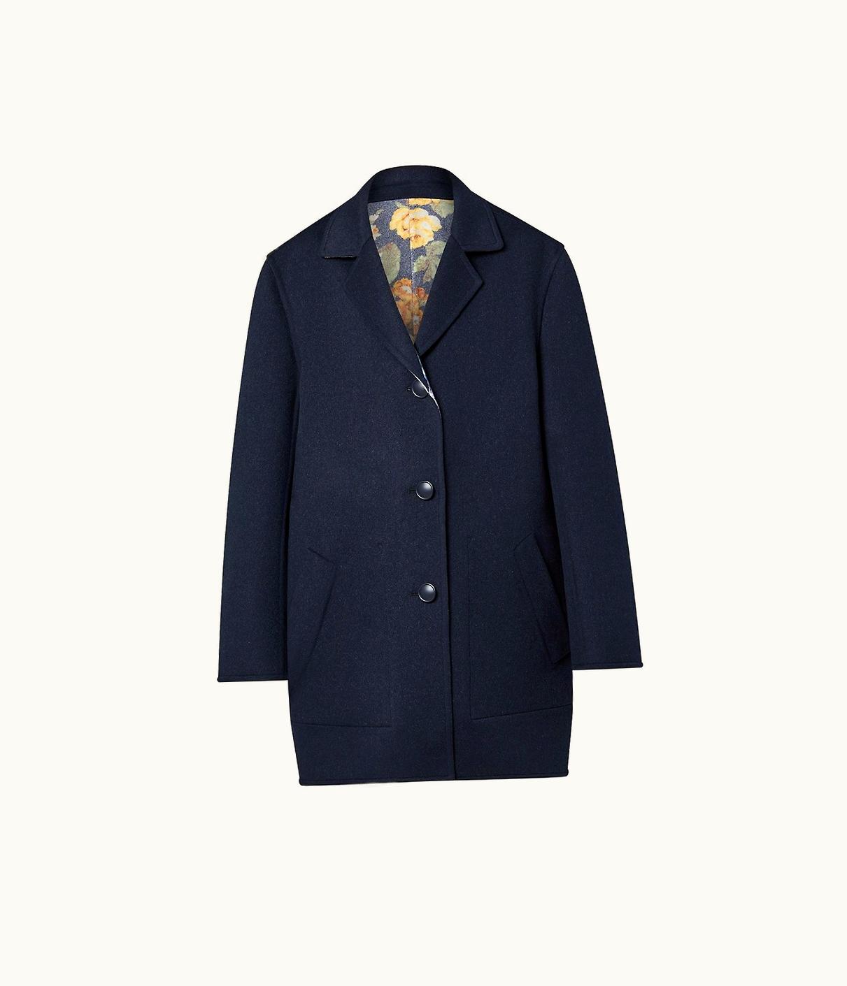 Louis Vuitton Louis Vuitton Reversible Vintage Flower Jacquard Coat