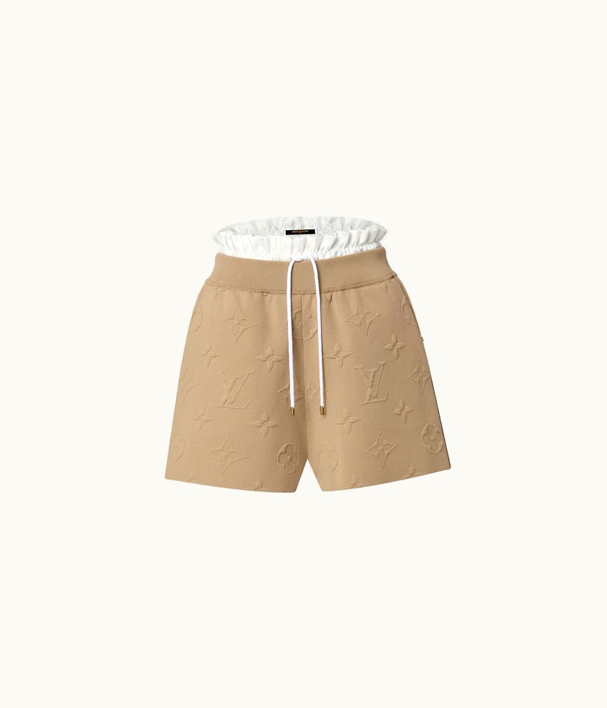 Louis Vuitton Louis Vuitton 3D Monogram Trompe L'Oeil Mini Shorts UZ0147086