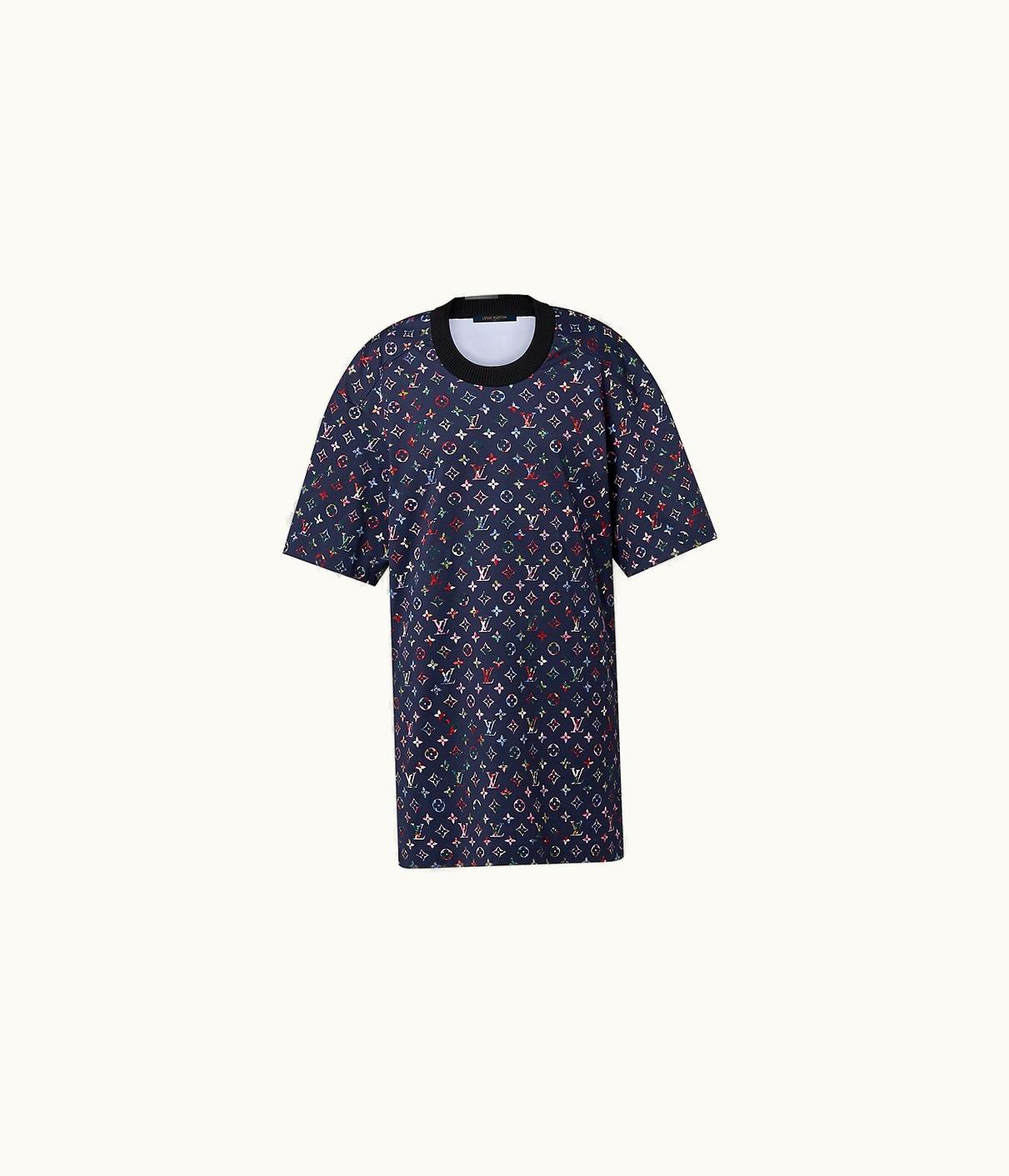 Louis Vuitton Louis Vuitton Vintage Flower Monogram T-Shirt Dress