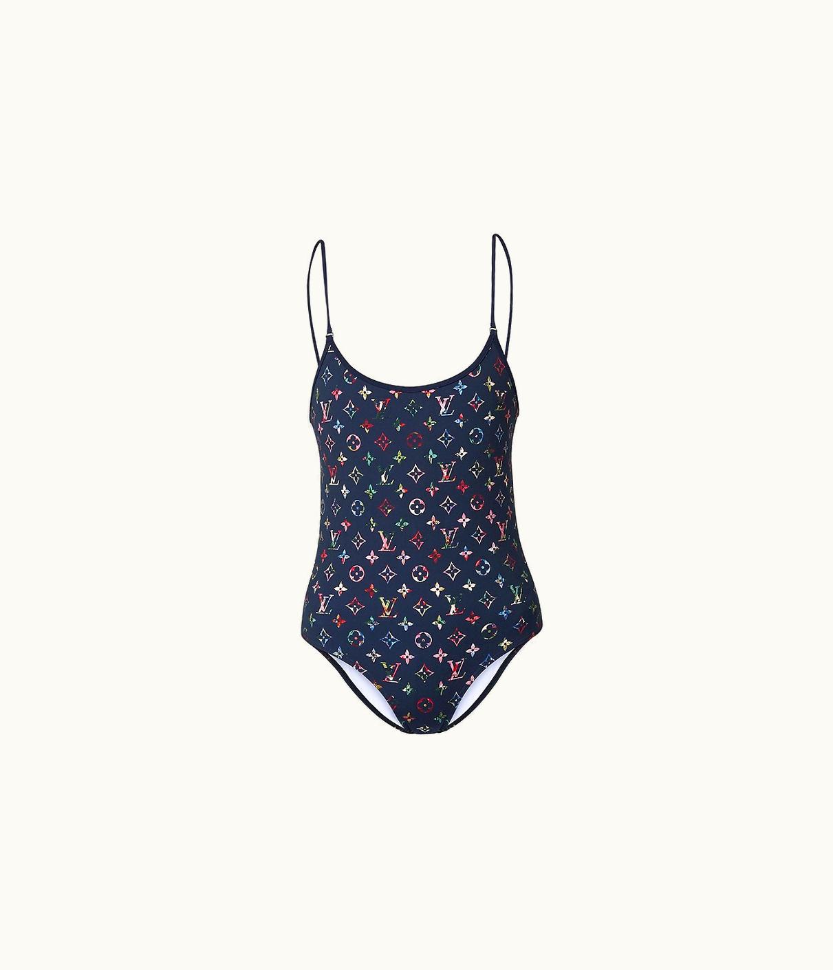 Louis Vuitton Louis Vuitton Vintage Flower Monogram One-Piece Swimsuit