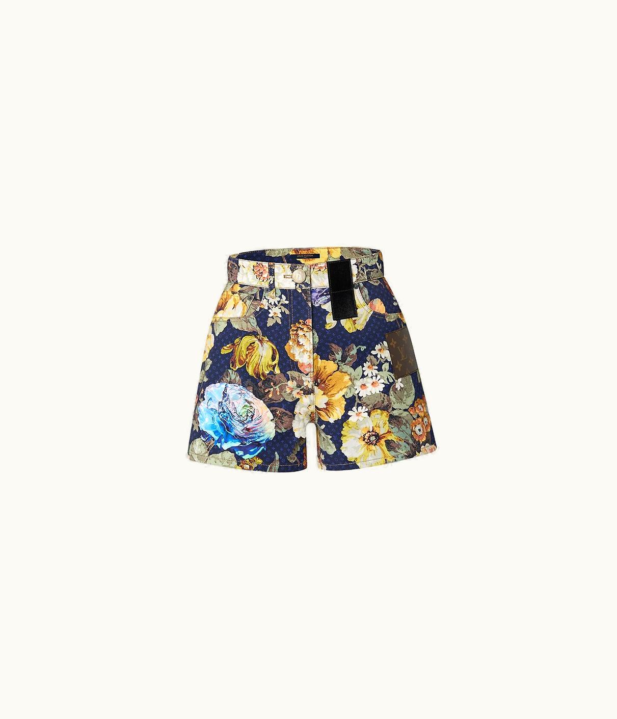 Louis Vuitton Louis Vuitton Vintage Flower Mini Shorts