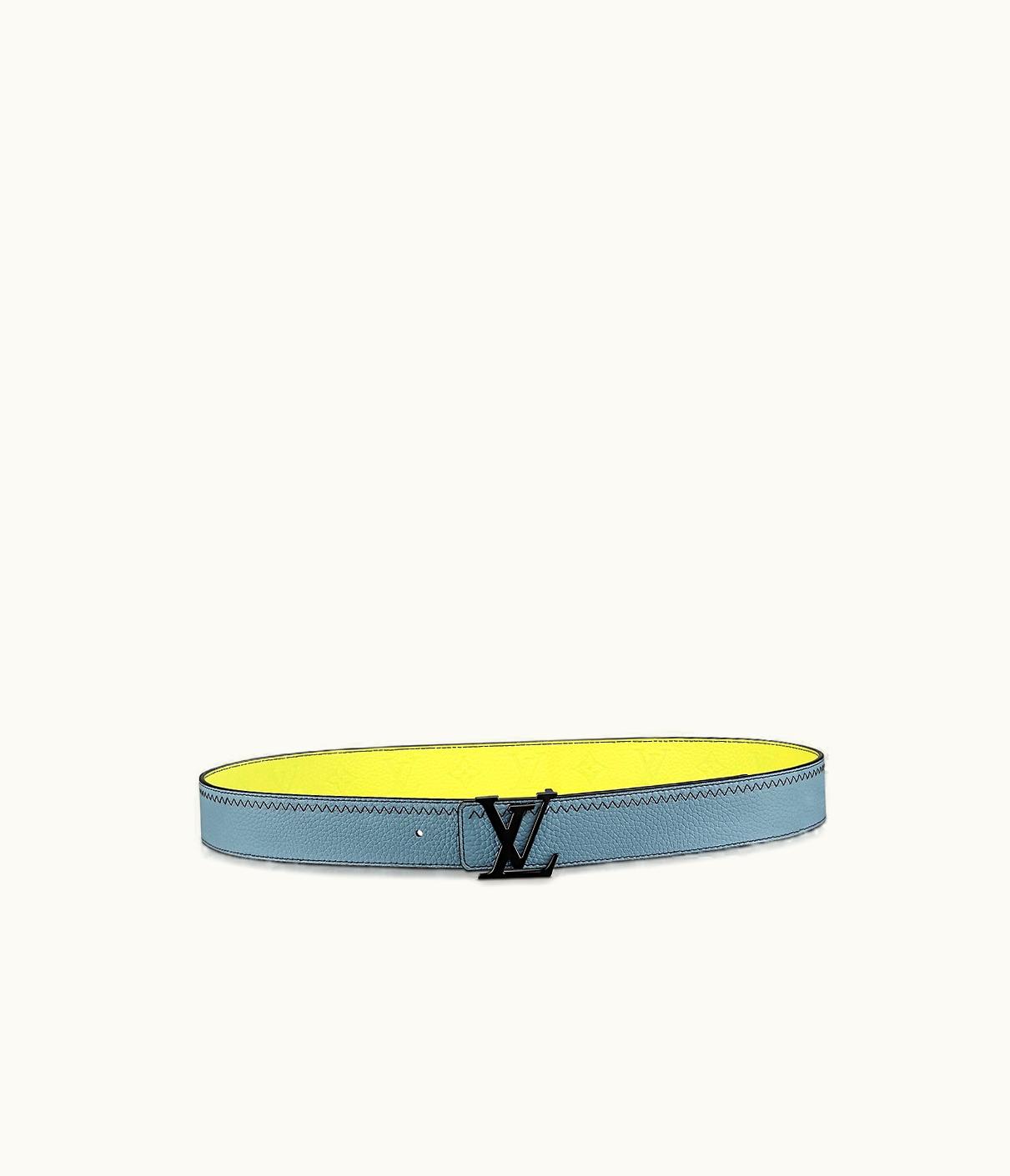 Louis Vuitton Louis Vuitton LV Initials Colour Blocks 40Mm Reversible Belt
