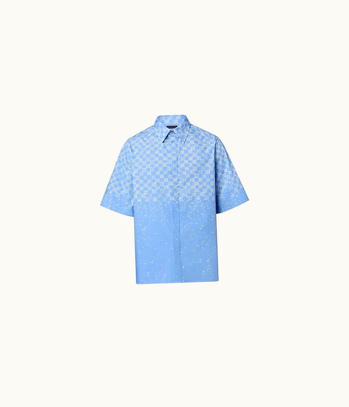 Louis Vuitton Louis Vuitton Damier Spread Short-Sleeved Hook Detail Shirt