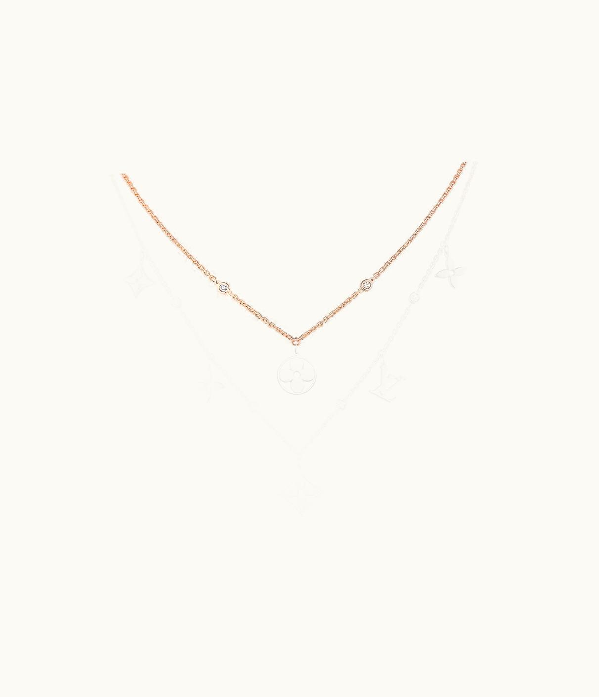 Louis Vuitton Louis Vuitton Idylle Blossom Charms Necklace, 3 Golds And Diamonds