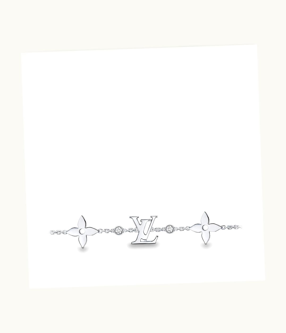 Louis Vuitton Louis Vuitton Idylle Blossom Monogram Bracelet, White Gold And Diamonds