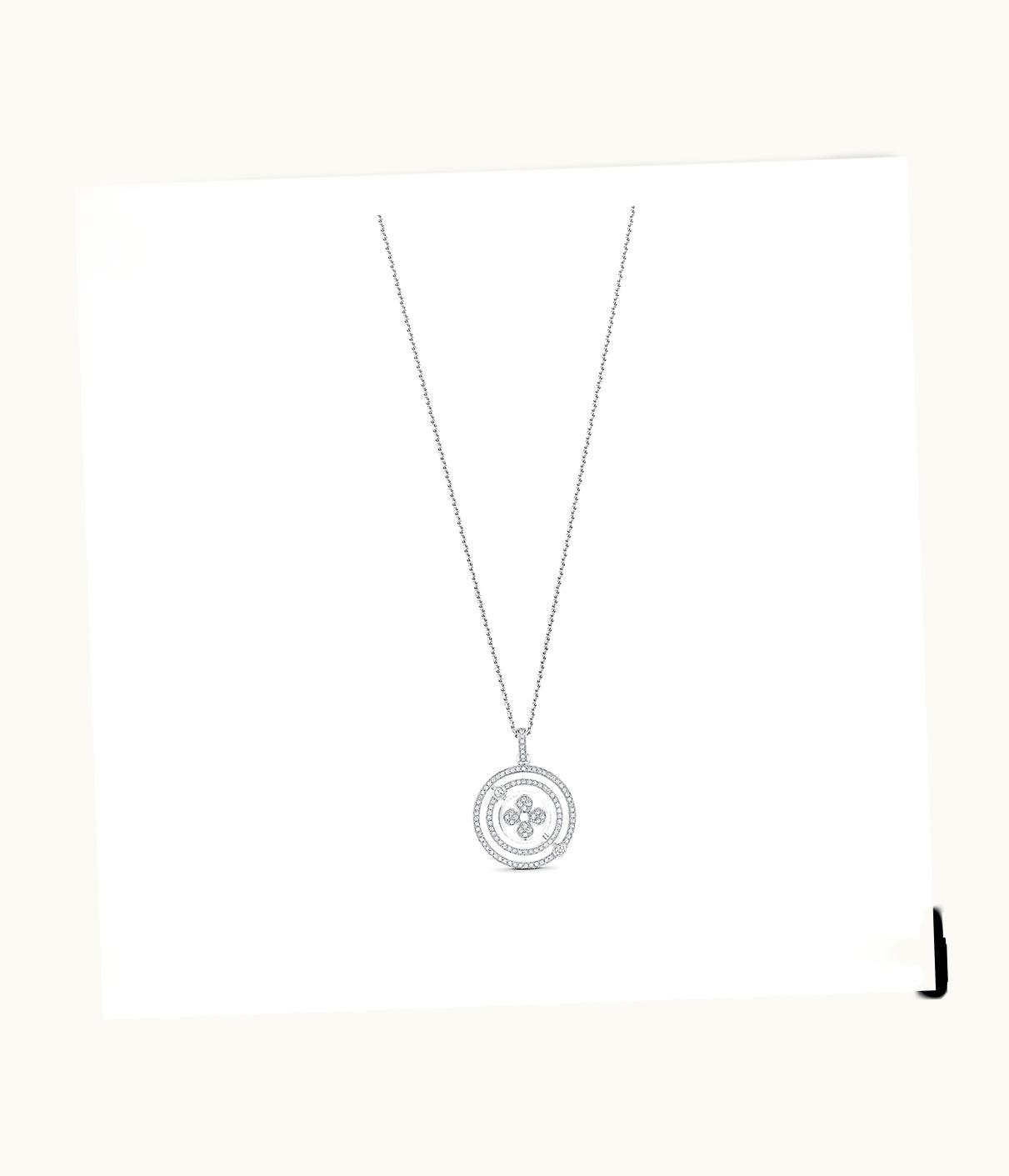 Louis Vuitton Louis Vuitton Idylle Blossom Medallion, White Gold And Diamonds