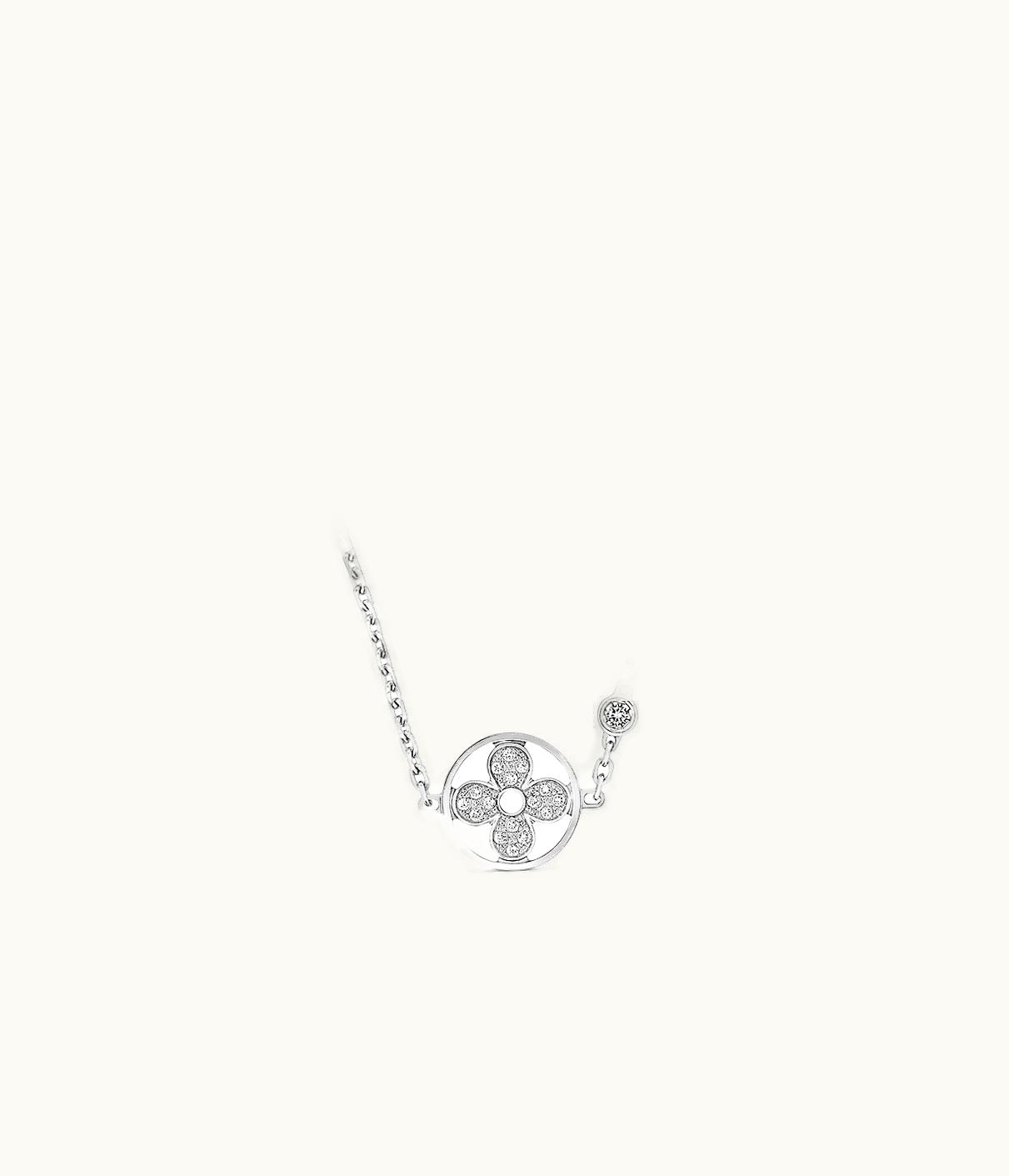 Louis Vuitton Louis Vuitton Idylle Blossom Pendant, White Gold And Diamonds
