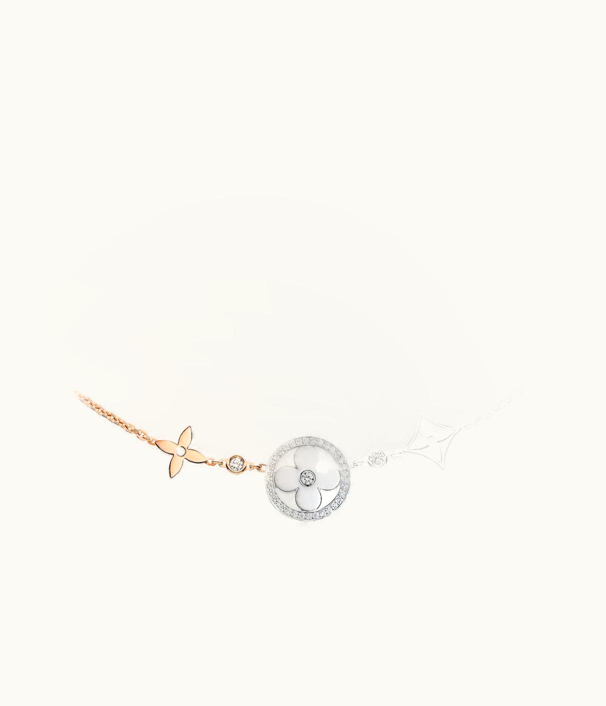 Louis Vuitton Louis Vuitton Idylle Blossom XL Necklace, 3 Golds And Diamonds