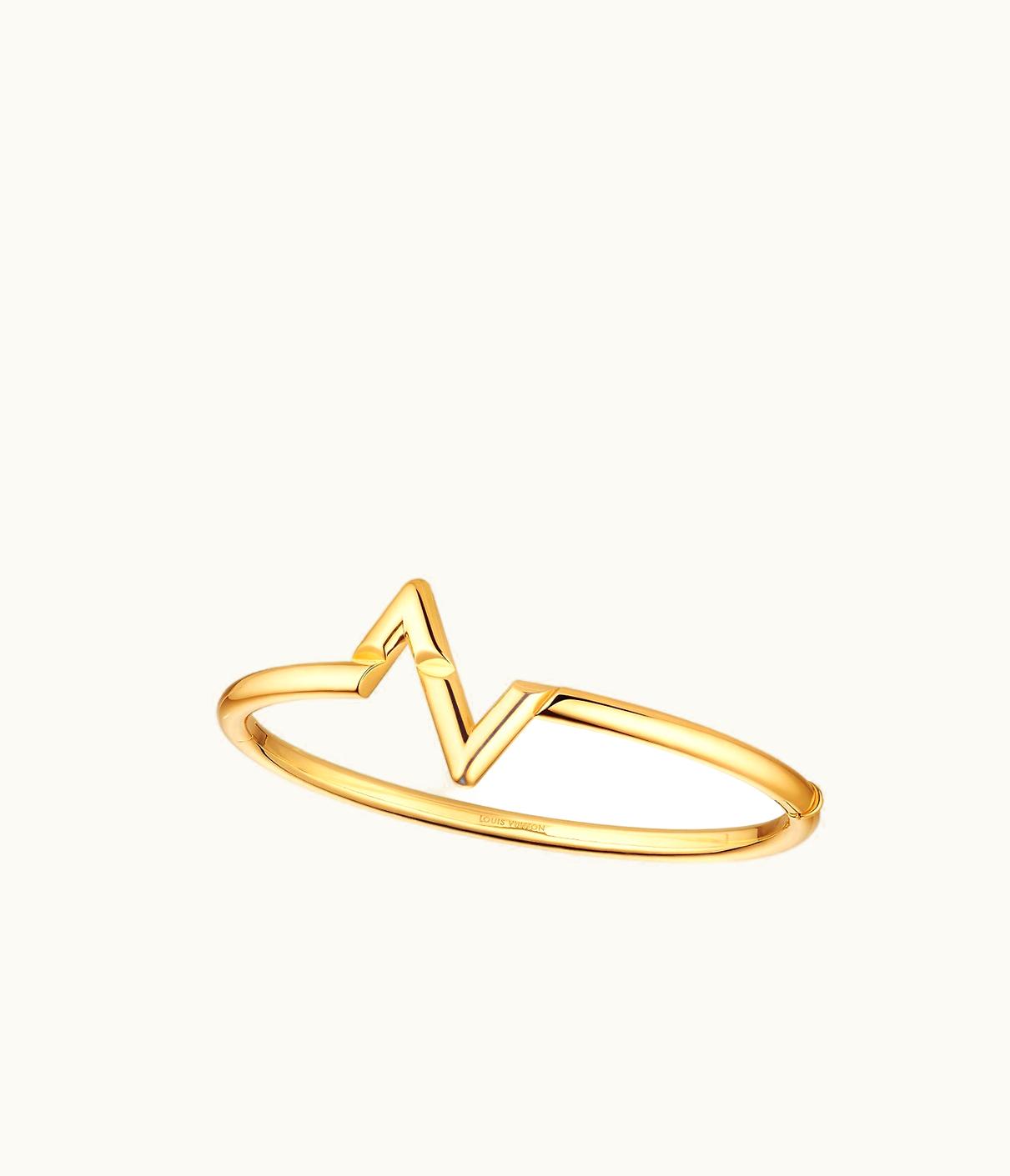 Louis Vuitton Louis Vuitton LV Volt Upside Down Bracelet, Yellow Gold
