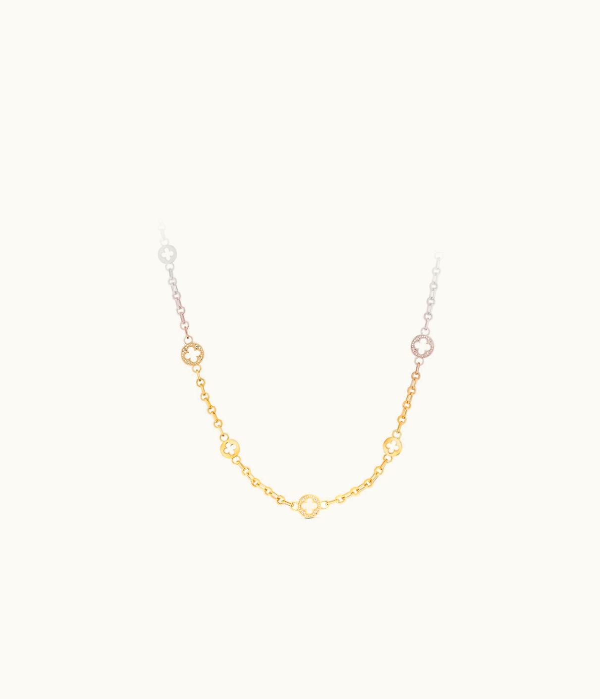 Louis Vuitton Louis Vuitton Empreinte Transformable Sautoir, Yellow Gold And Diamonds