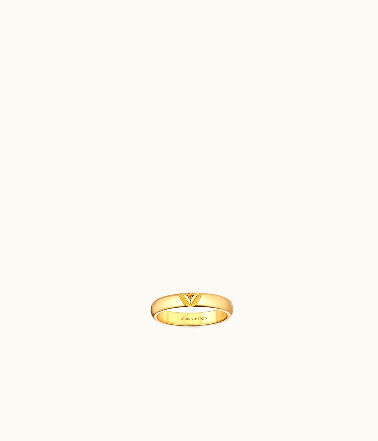 Louis Vuitton Louis Vuitton LV Volt Multi Wedding Band, Yellow Gold
