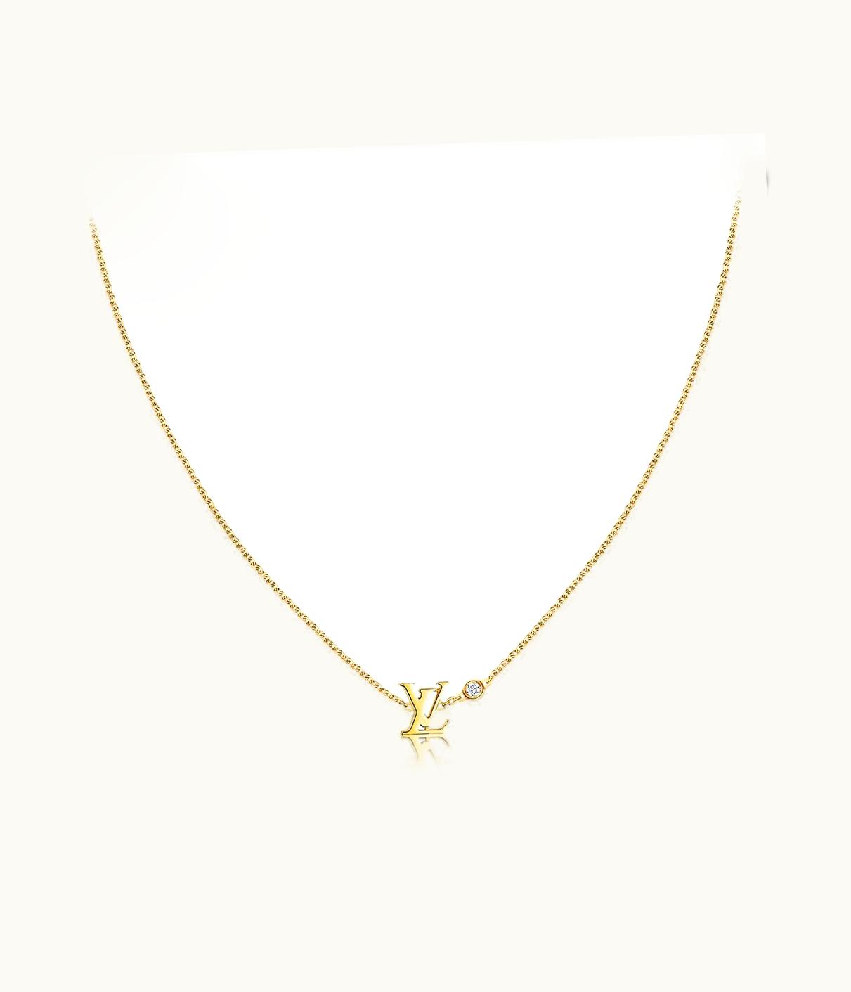 Louis Vuitton Louis Vuitton Idylle Blossom LV Pendant, Yellow Gold And Diamond